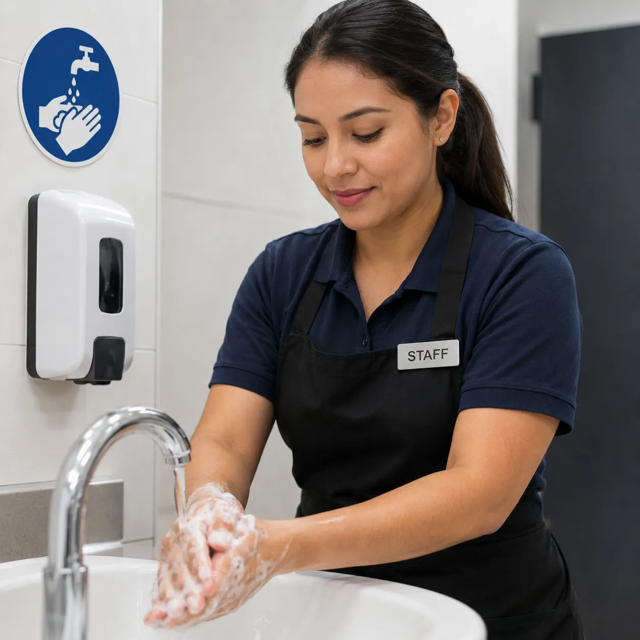 Employees must wash hands