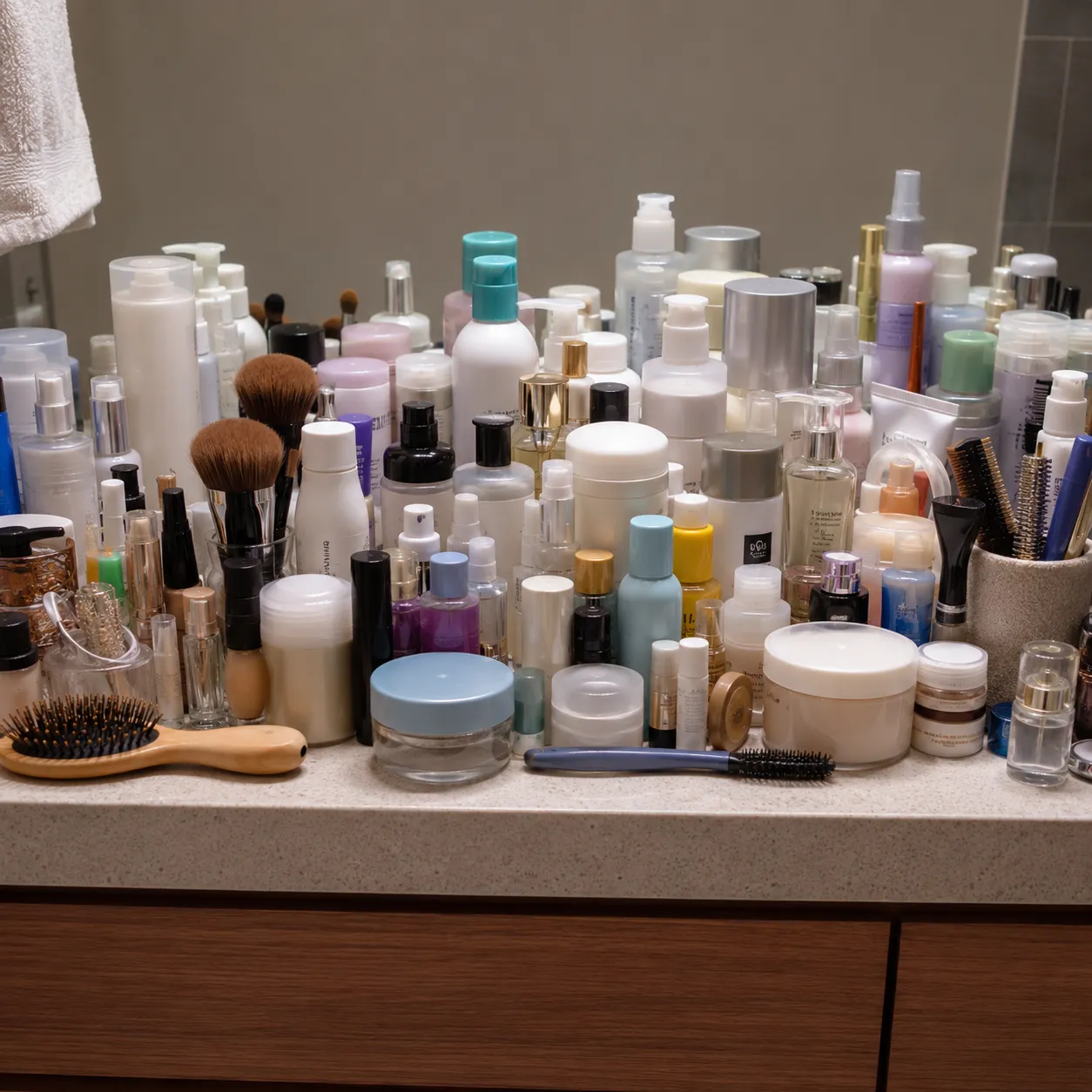 cluttered