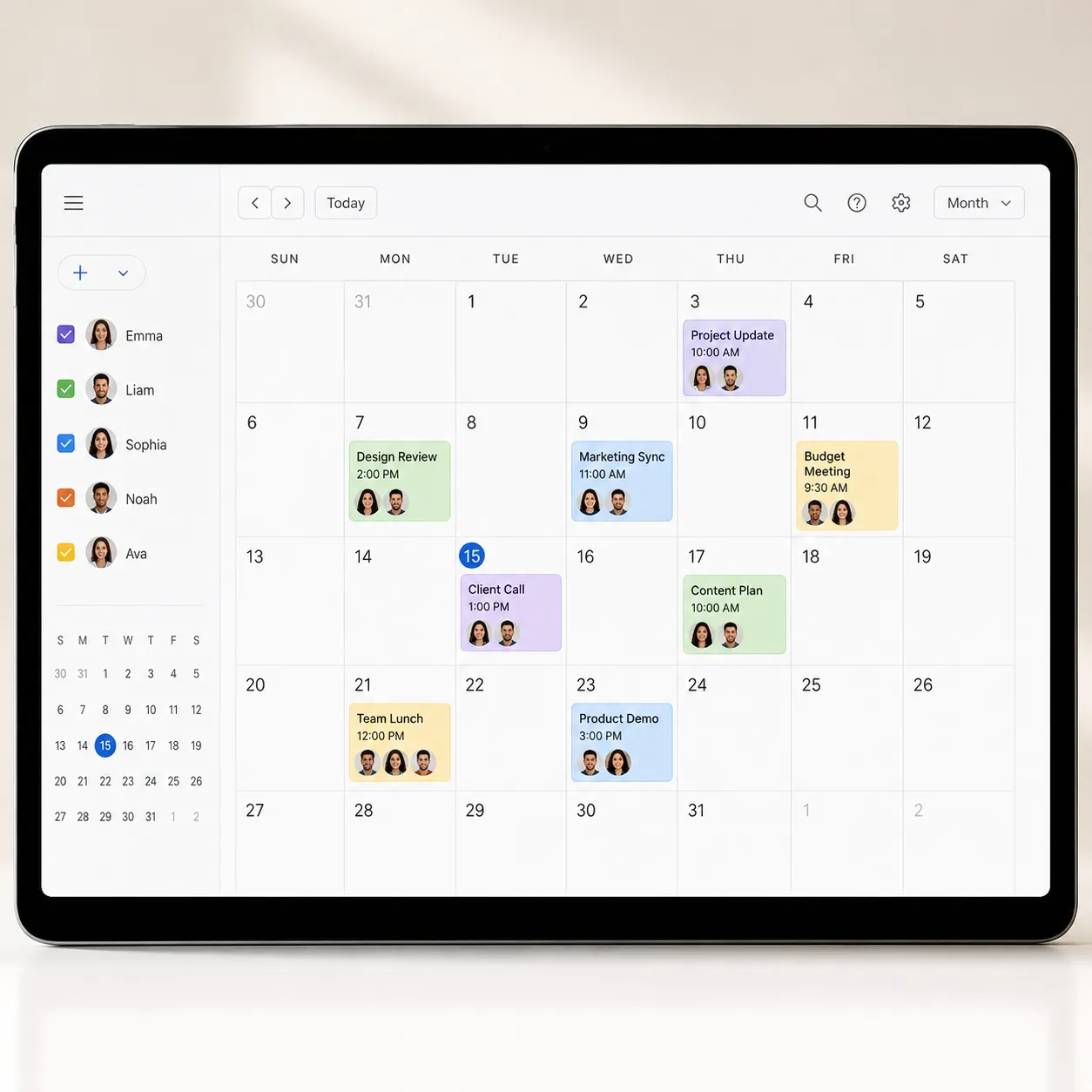 shared calendar