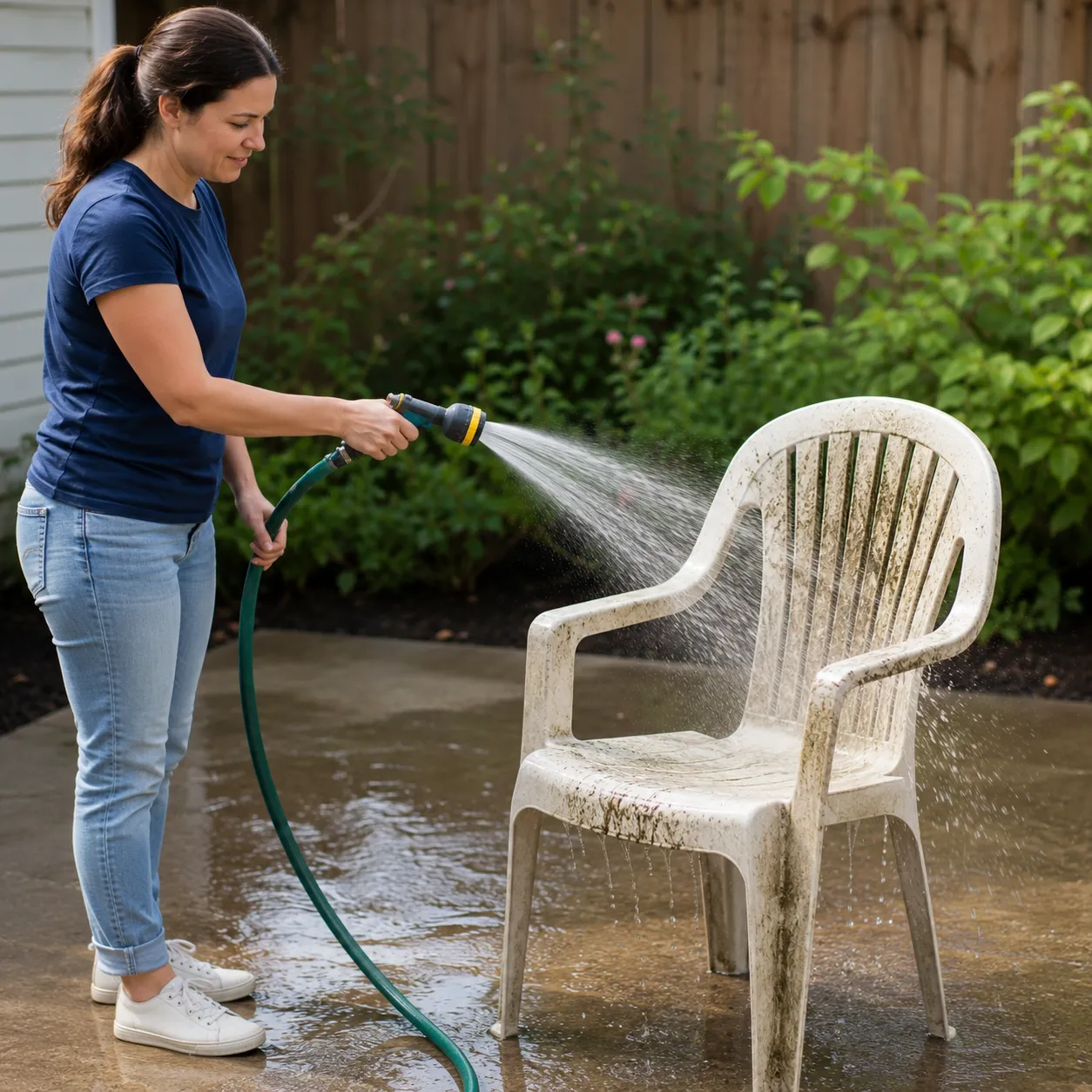 hose down
