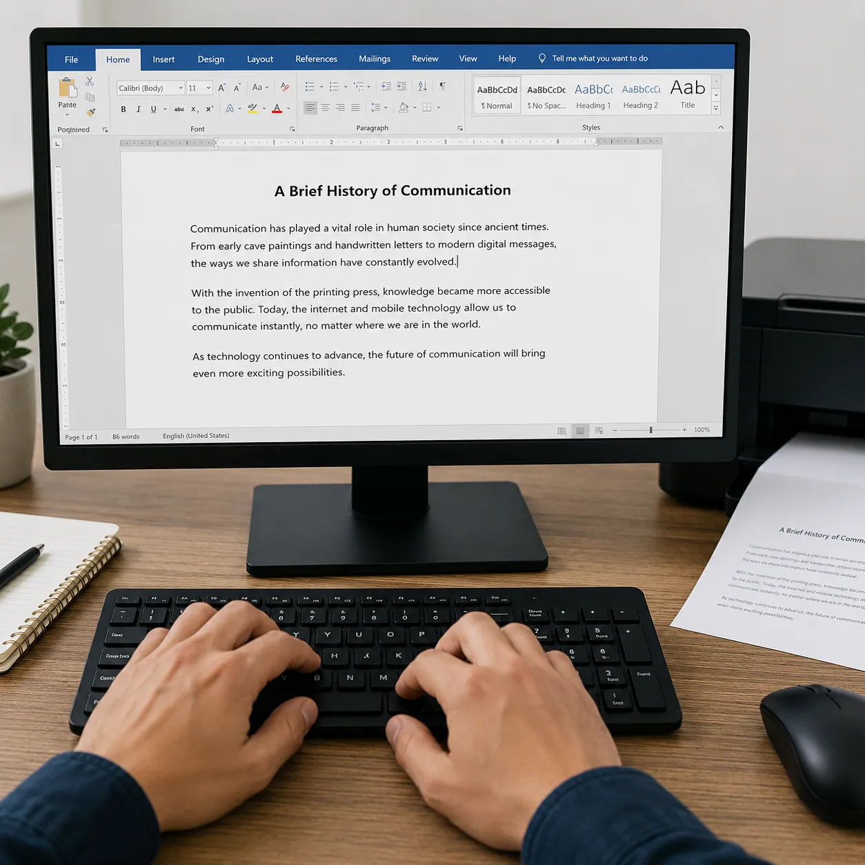 word processing