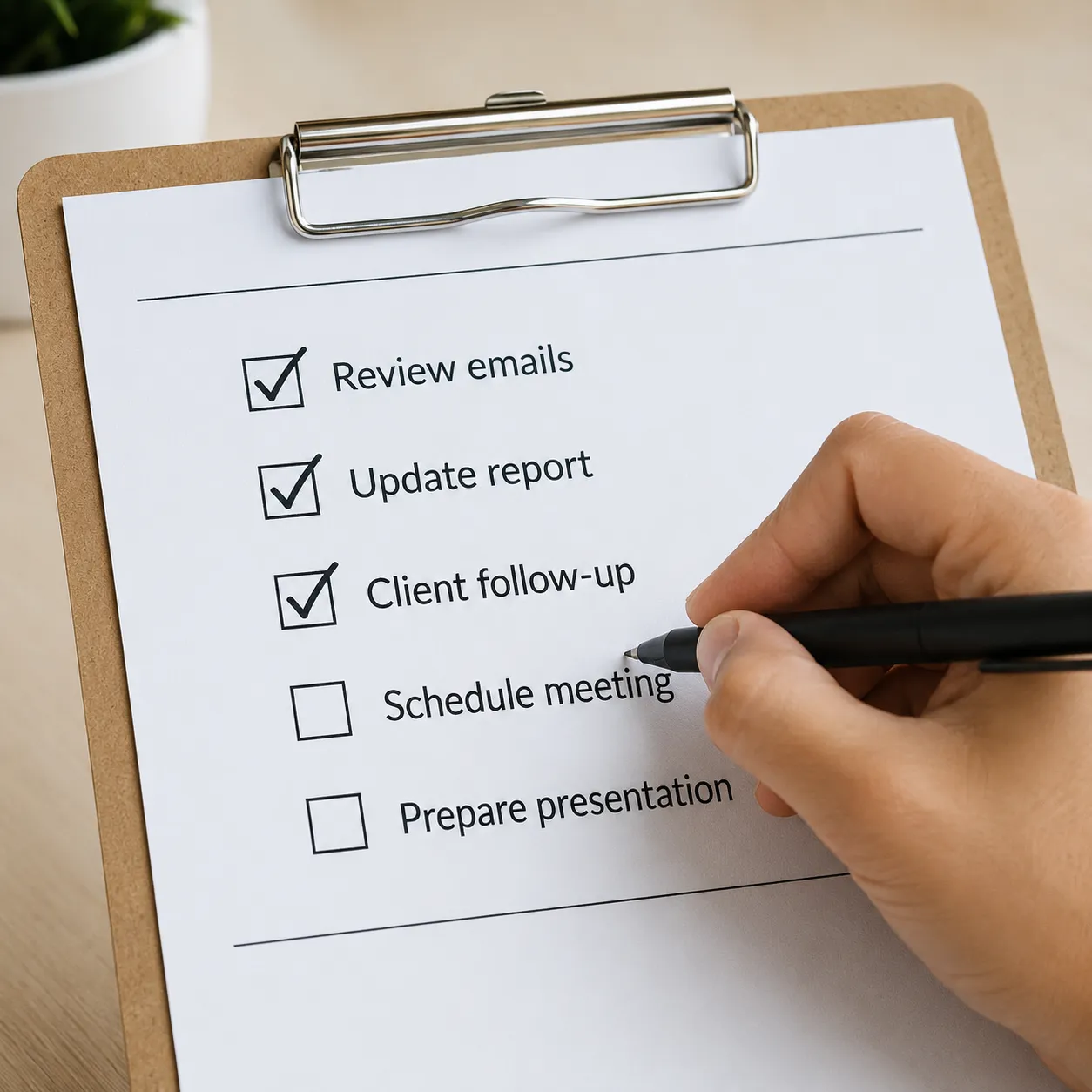 daily tasks