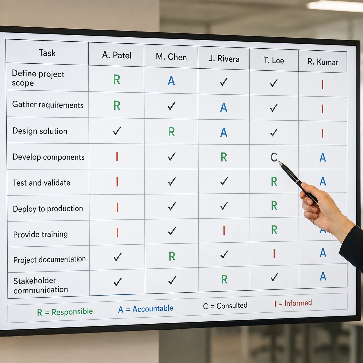 responsibility matrix