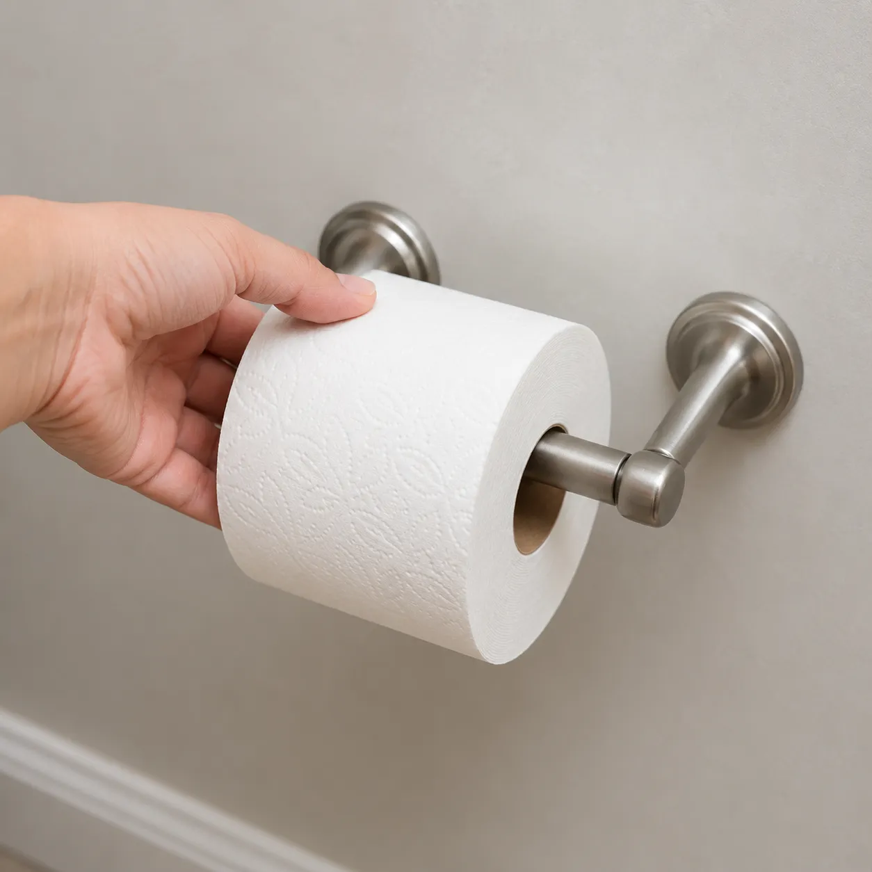 replace the toilet paper