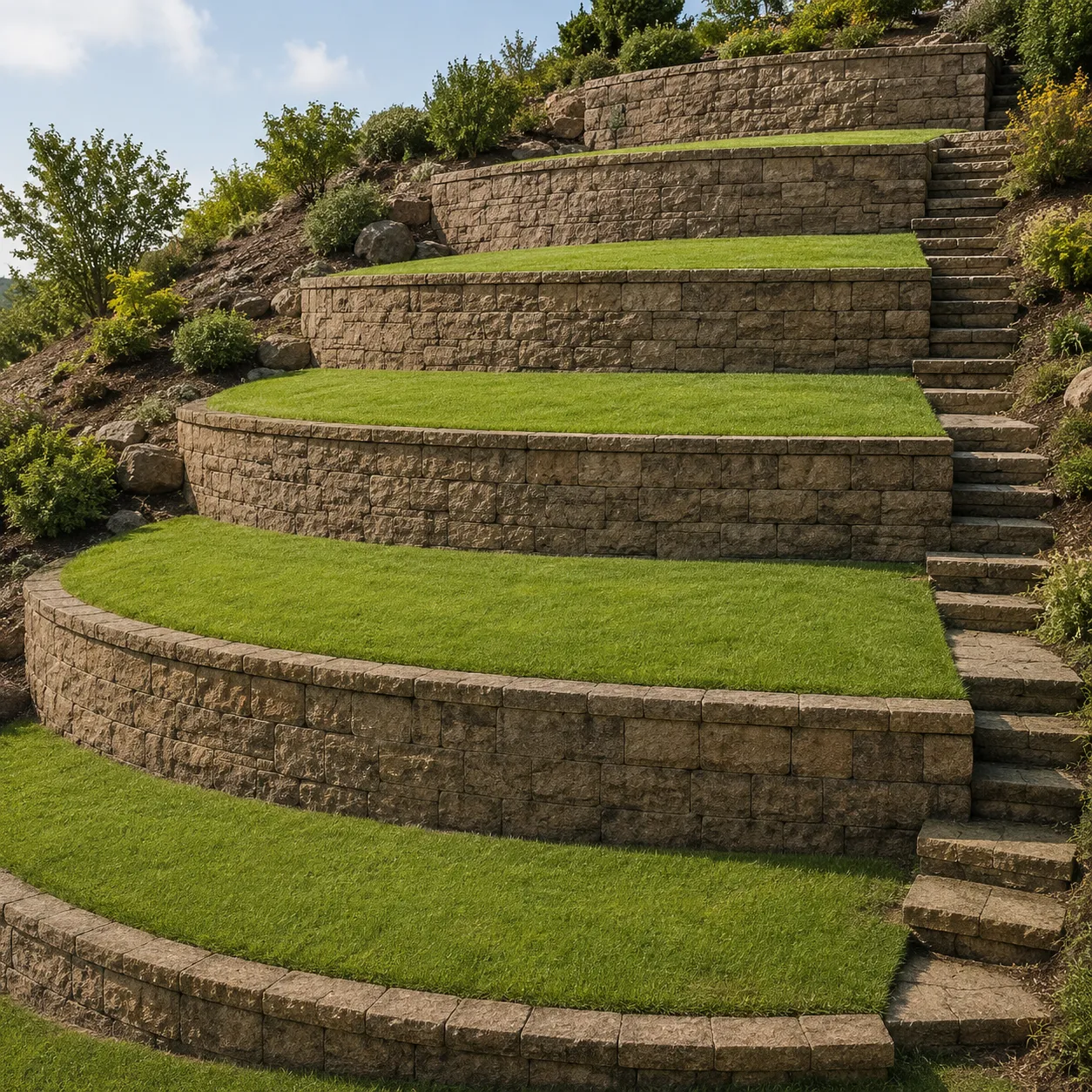 terraced