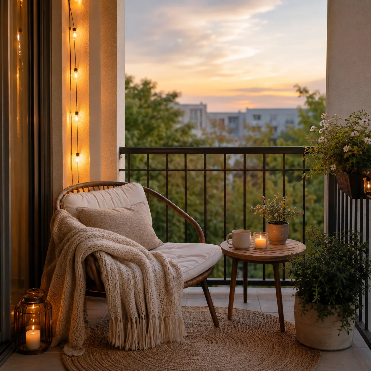 cozy balcony