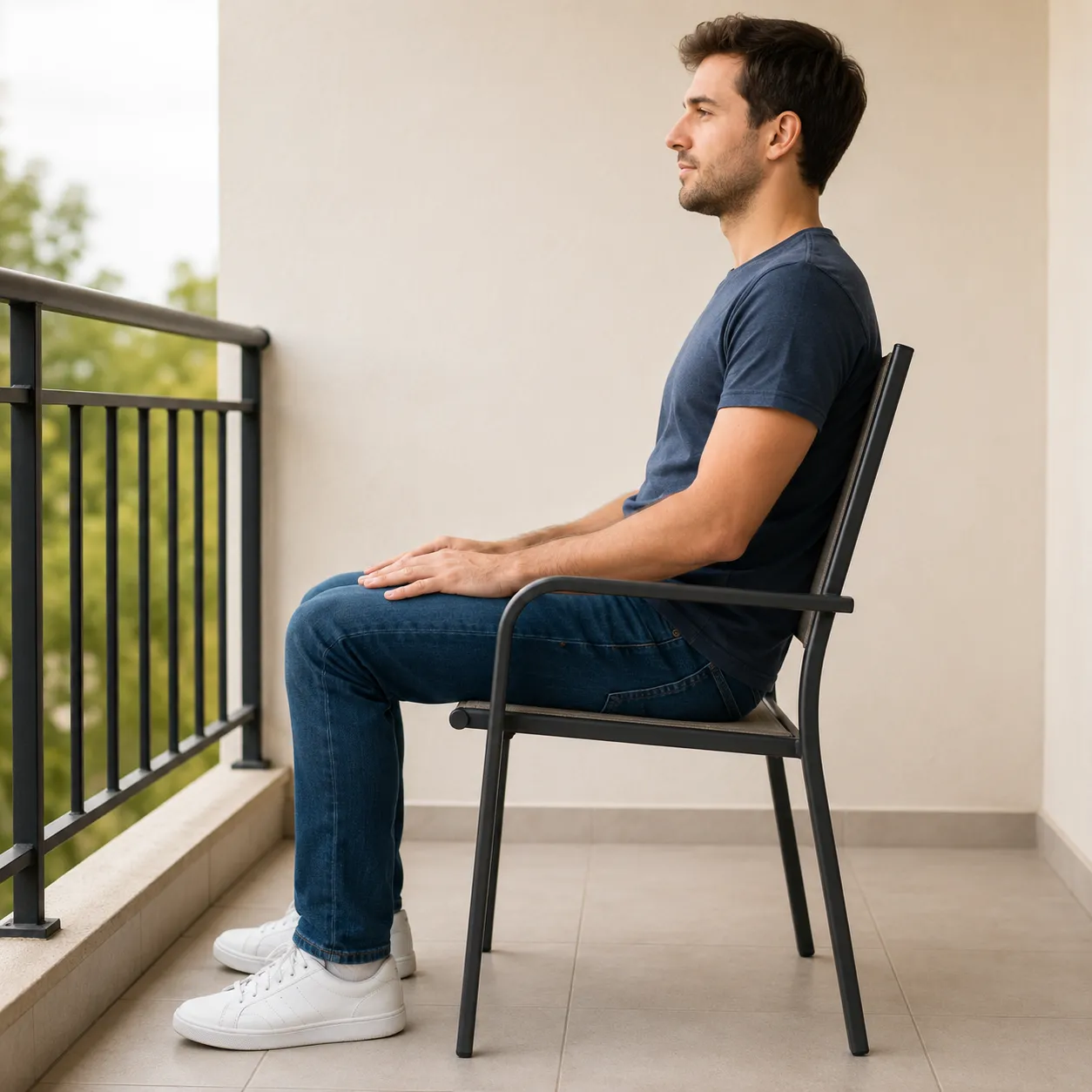sitting