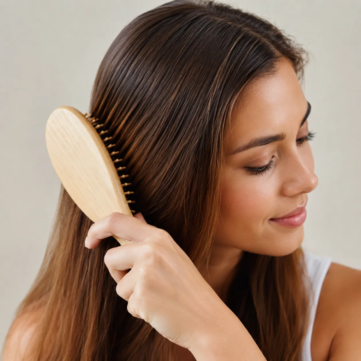 brush hair