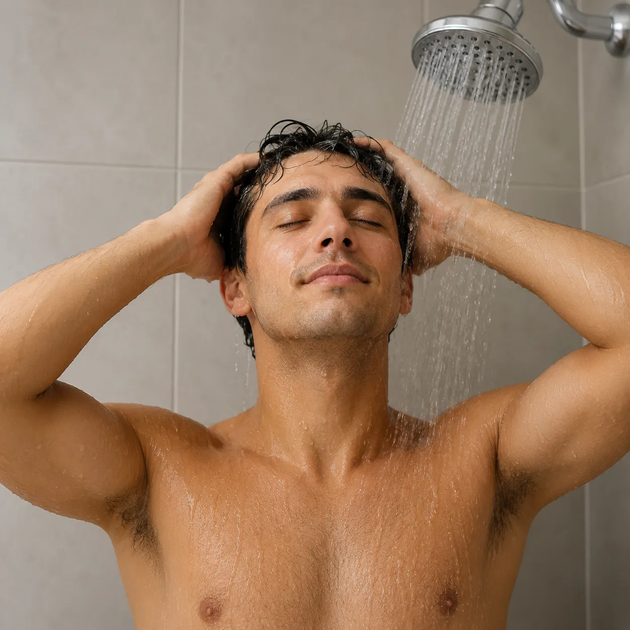 take a shower