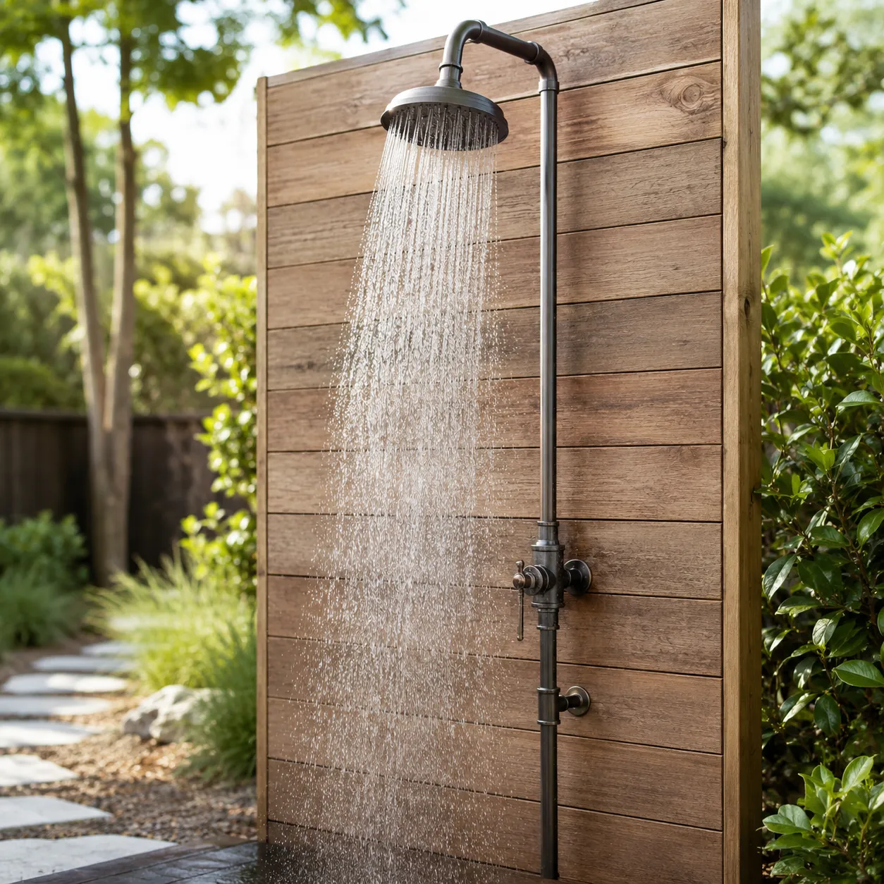 outdoor shower