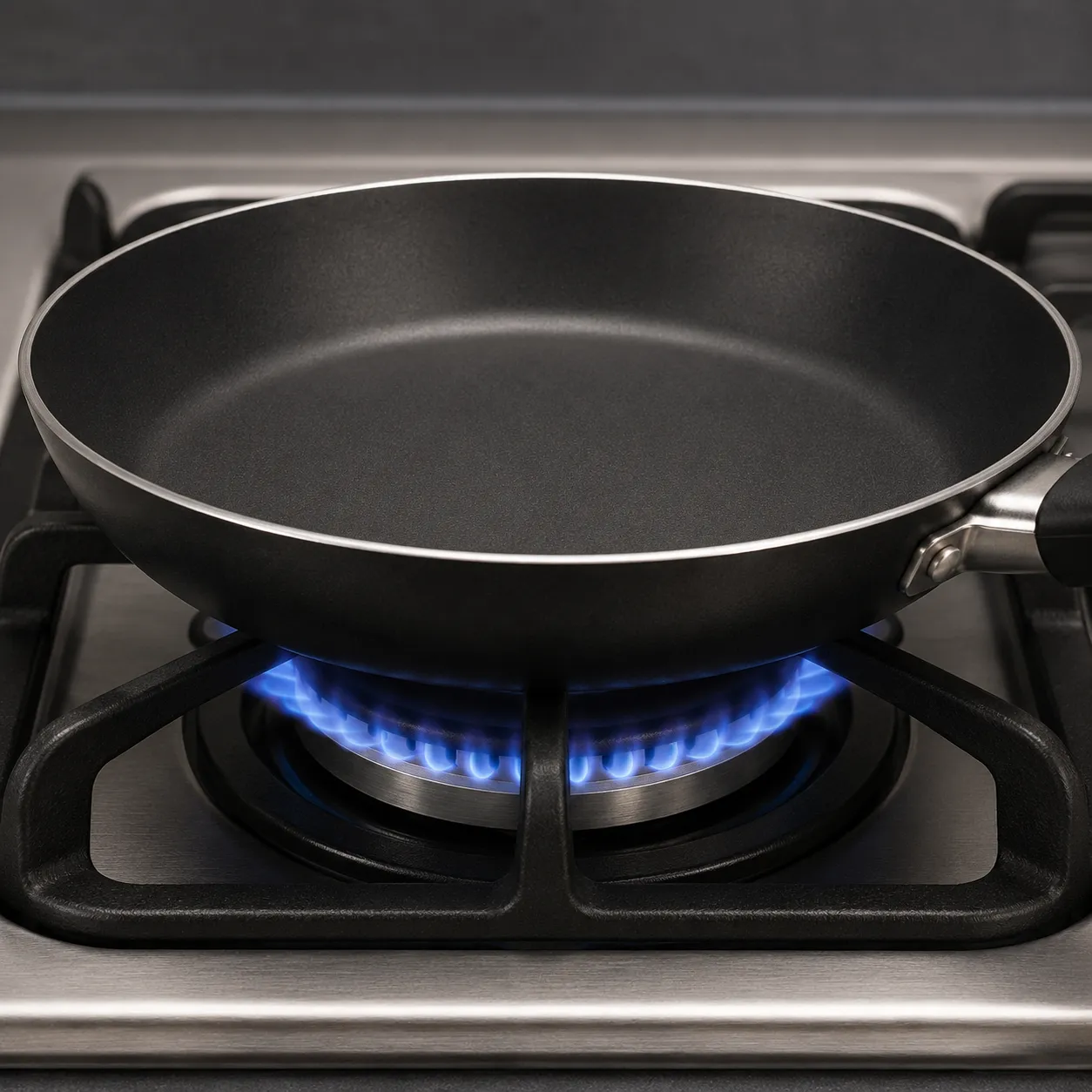 on medium heat