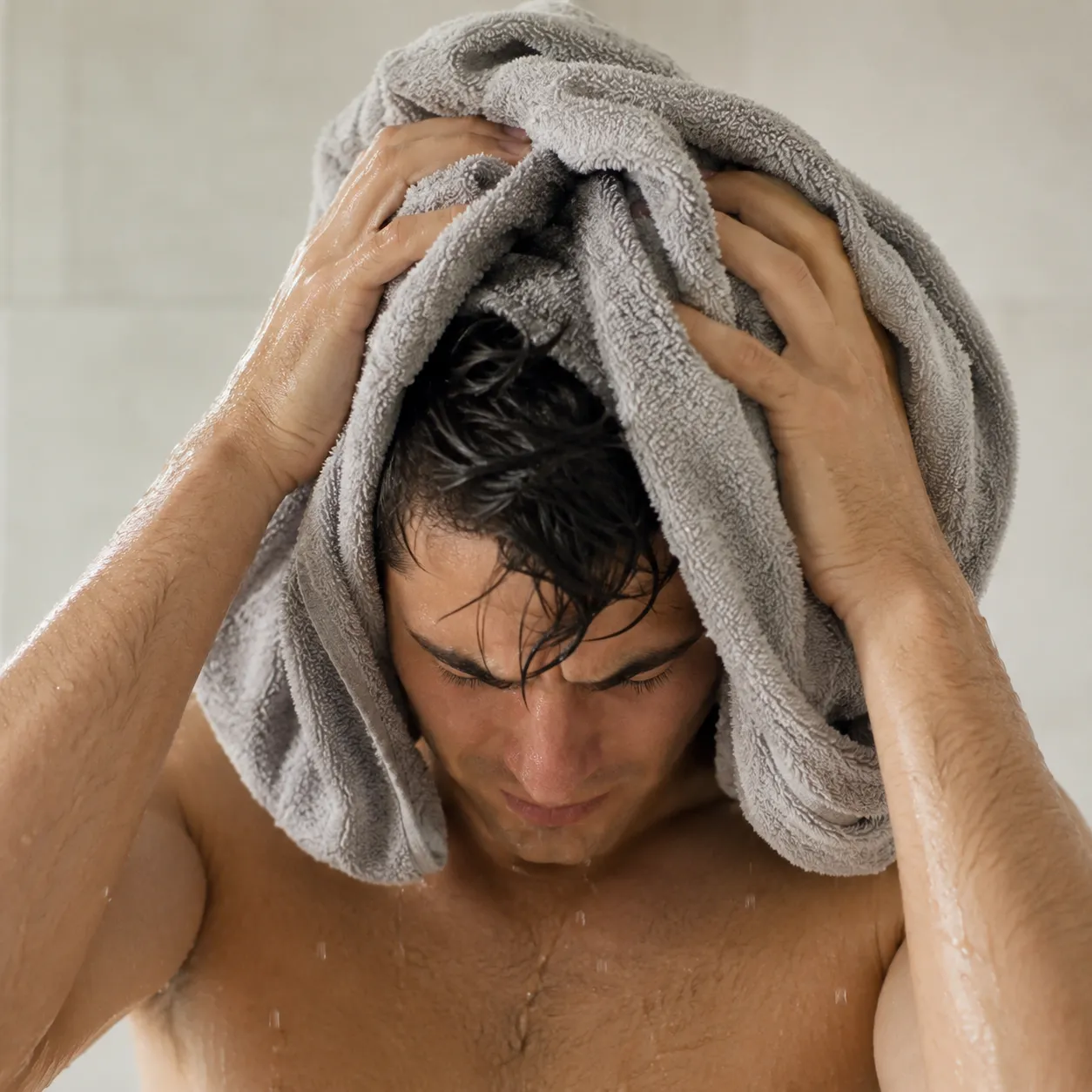 towel off