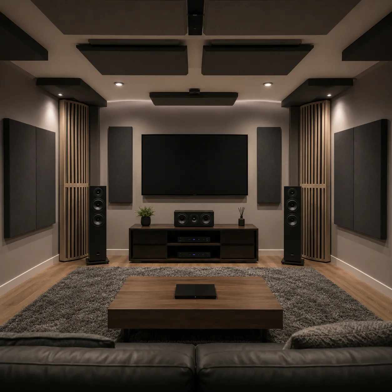 acoustically-treated