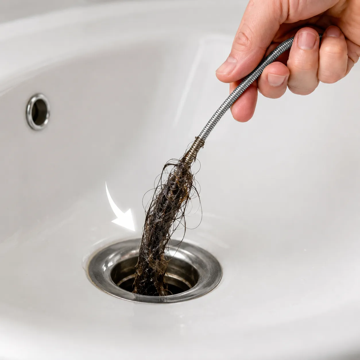 unclog the drain