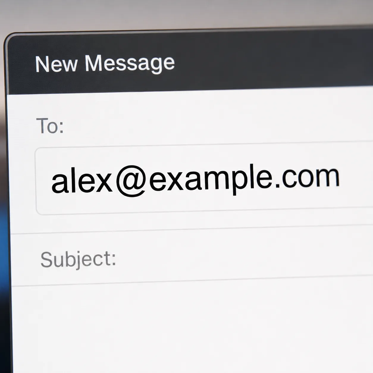email address