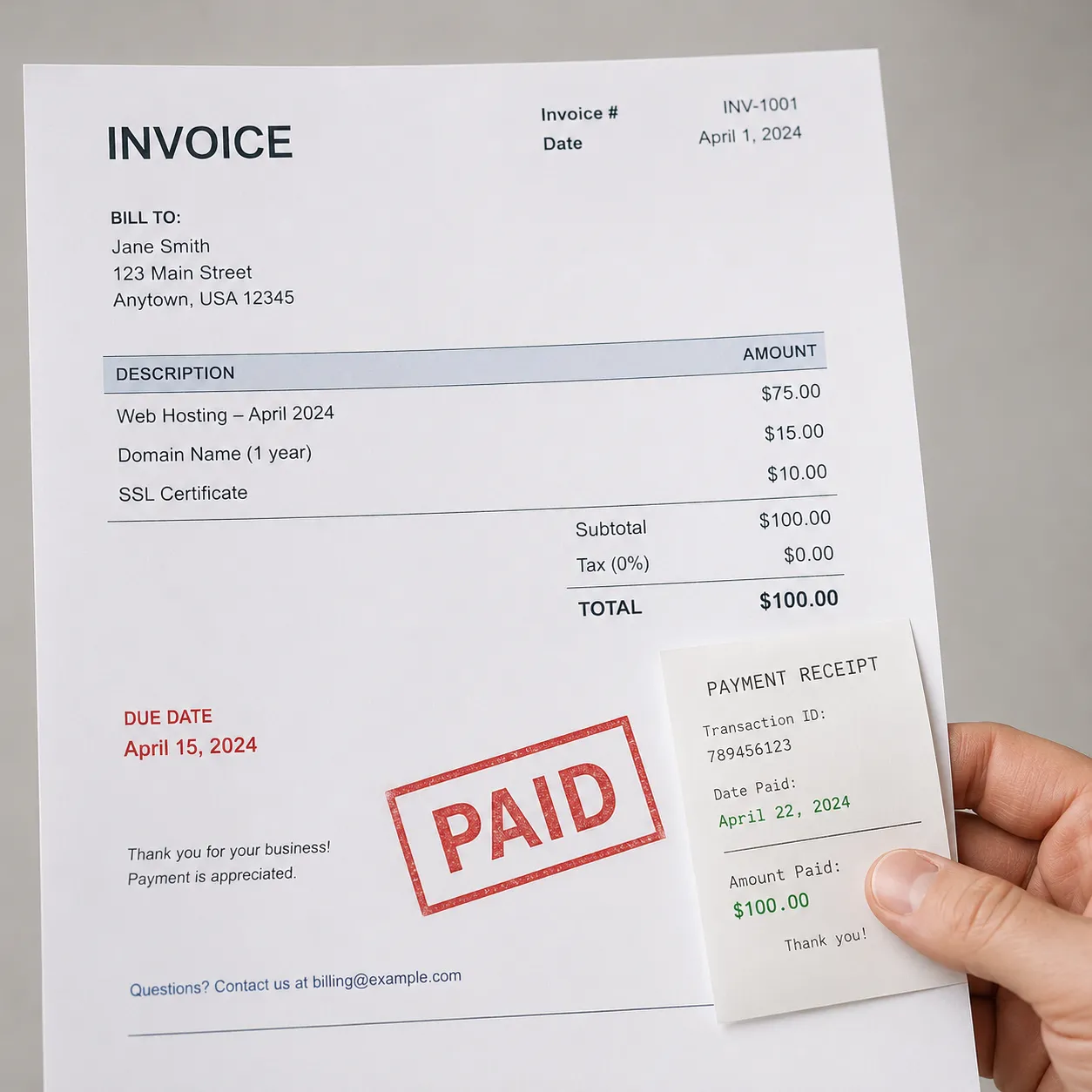 late payment