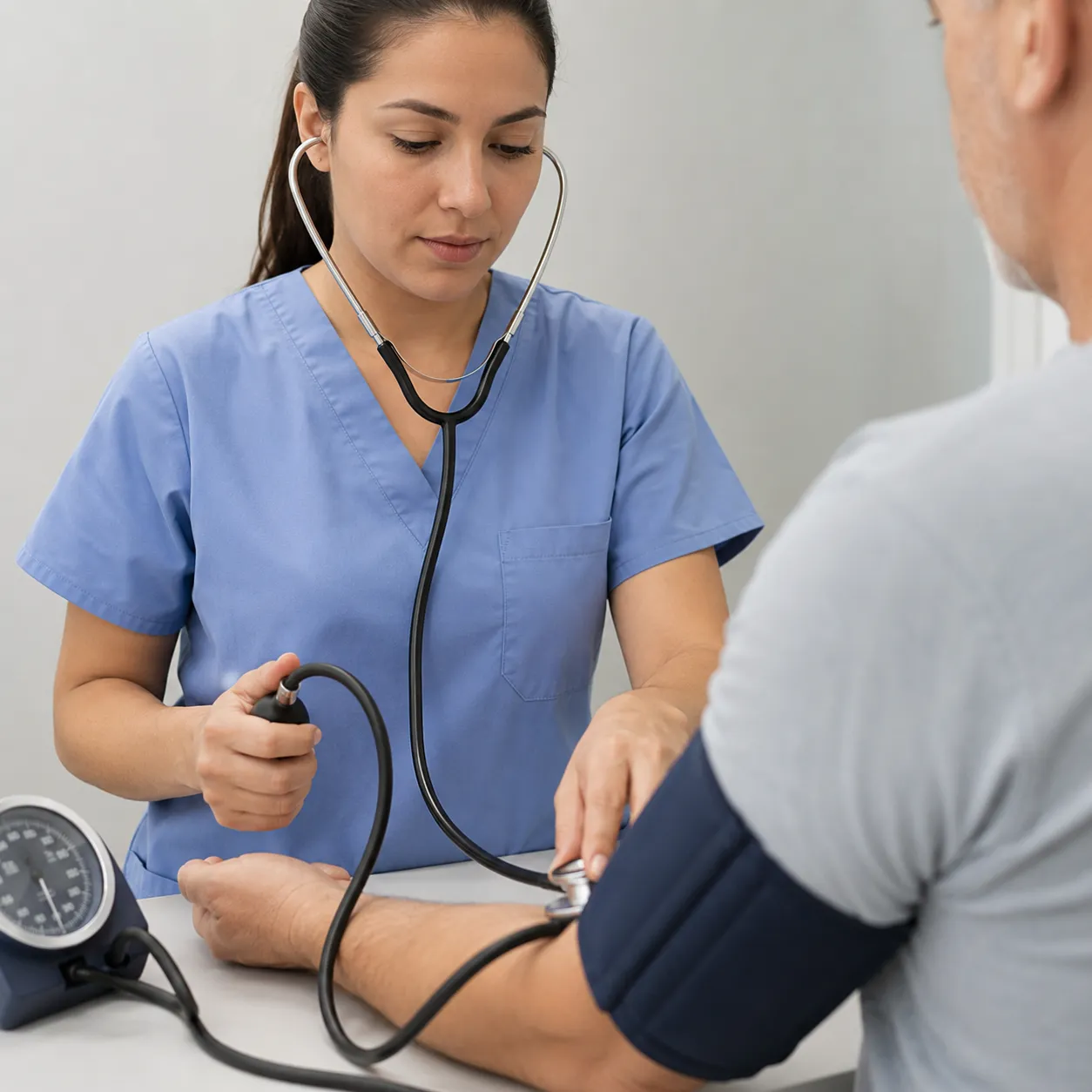 check blood pressure