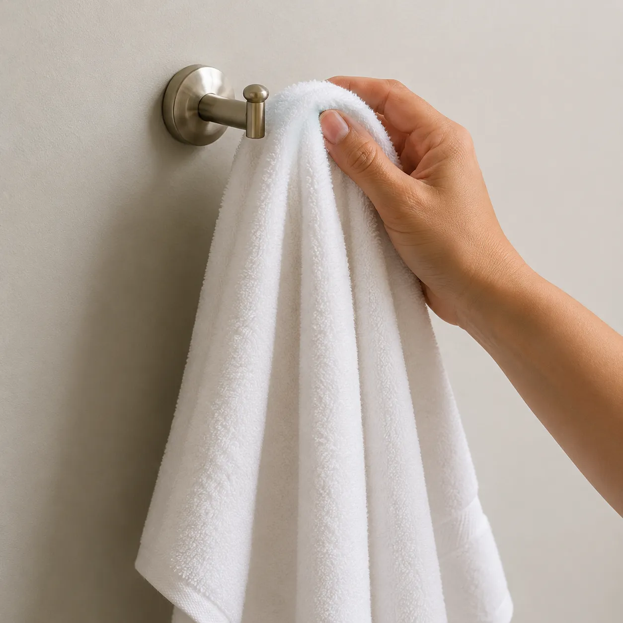 hang up the towel