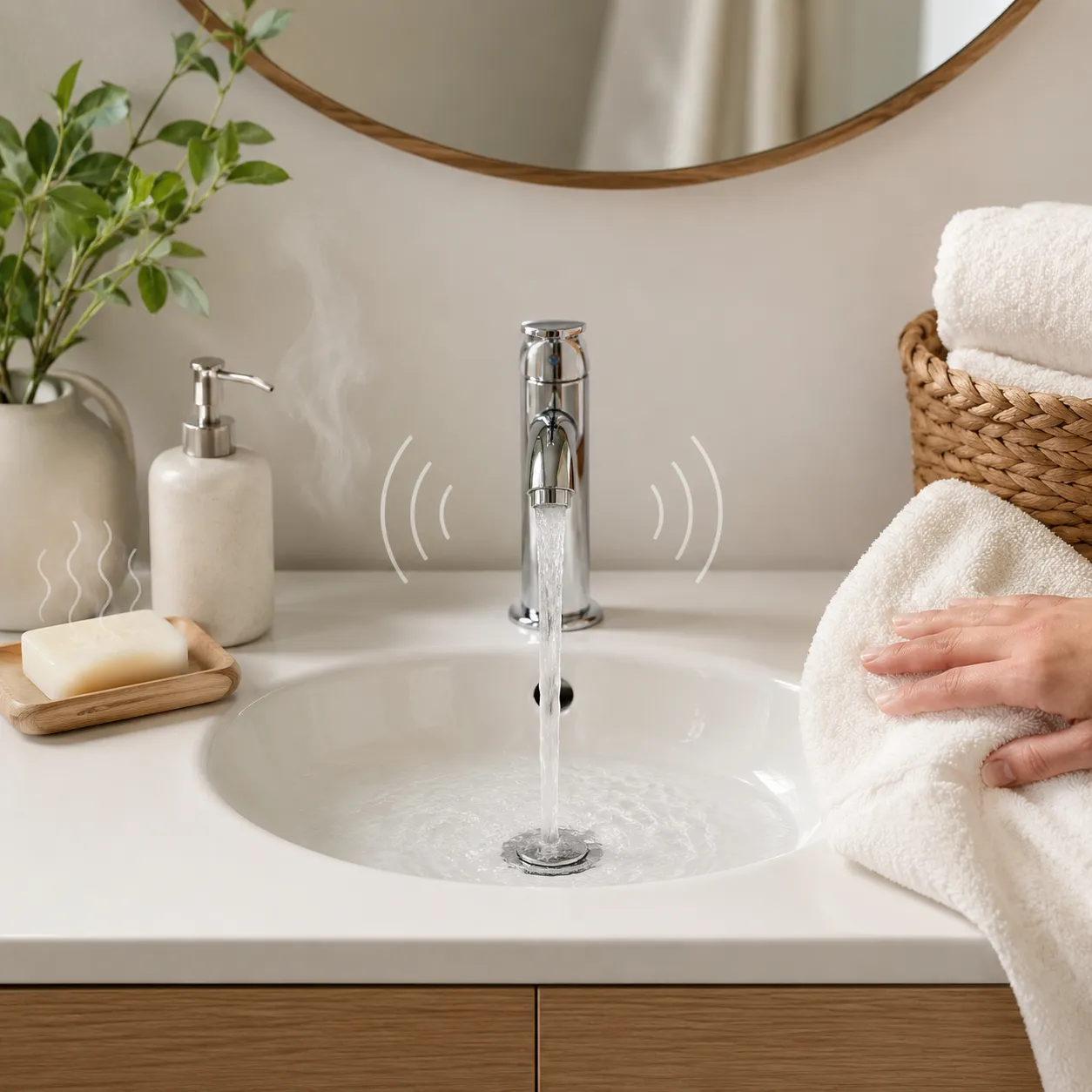 Bathroom sounds and sensory words