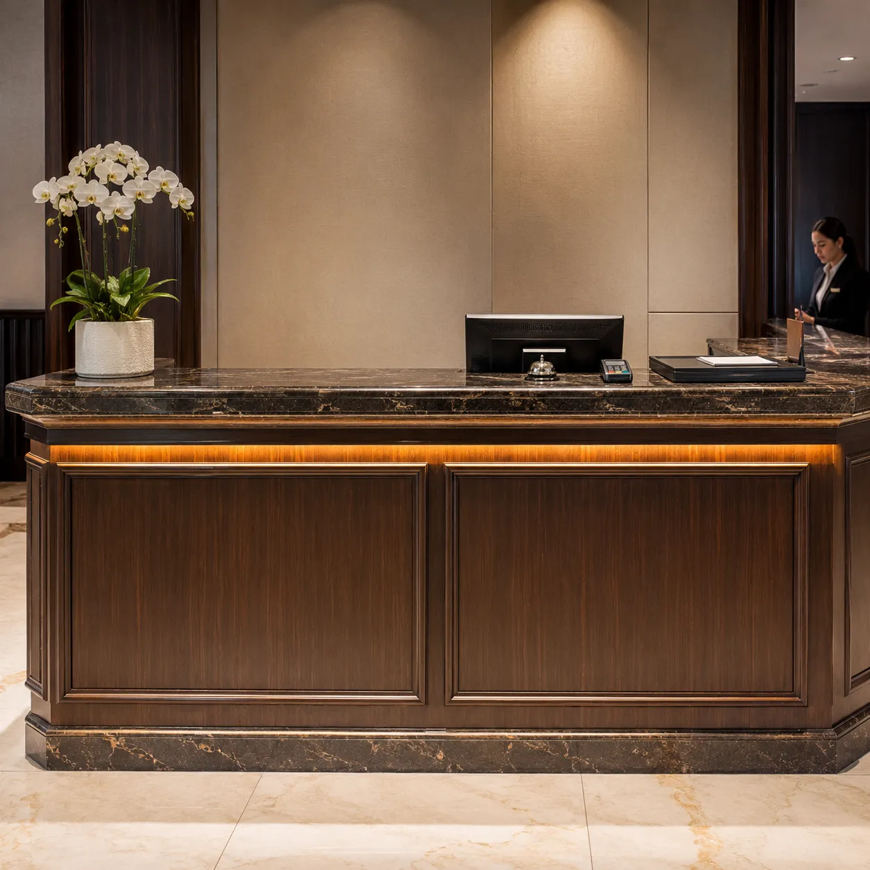reception desk