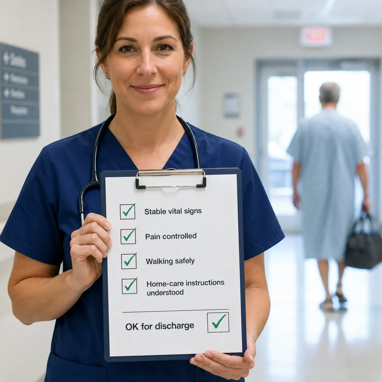discharge criteria