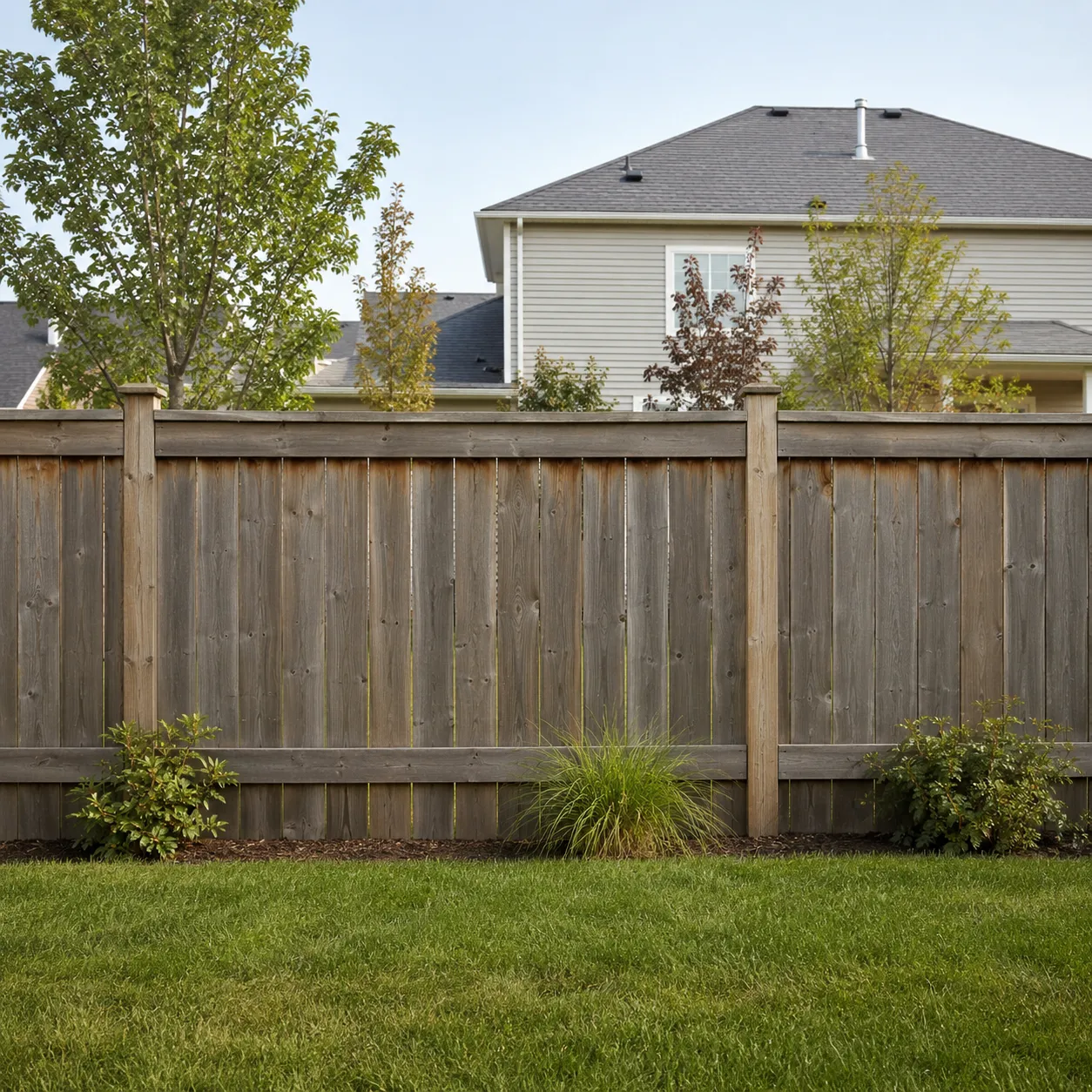 neighbor's fence