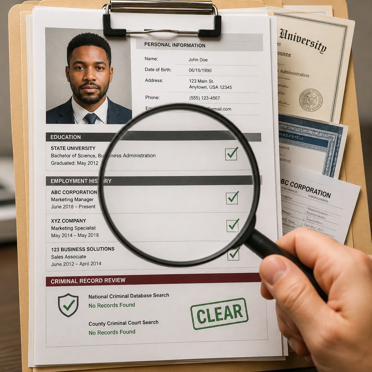 background check