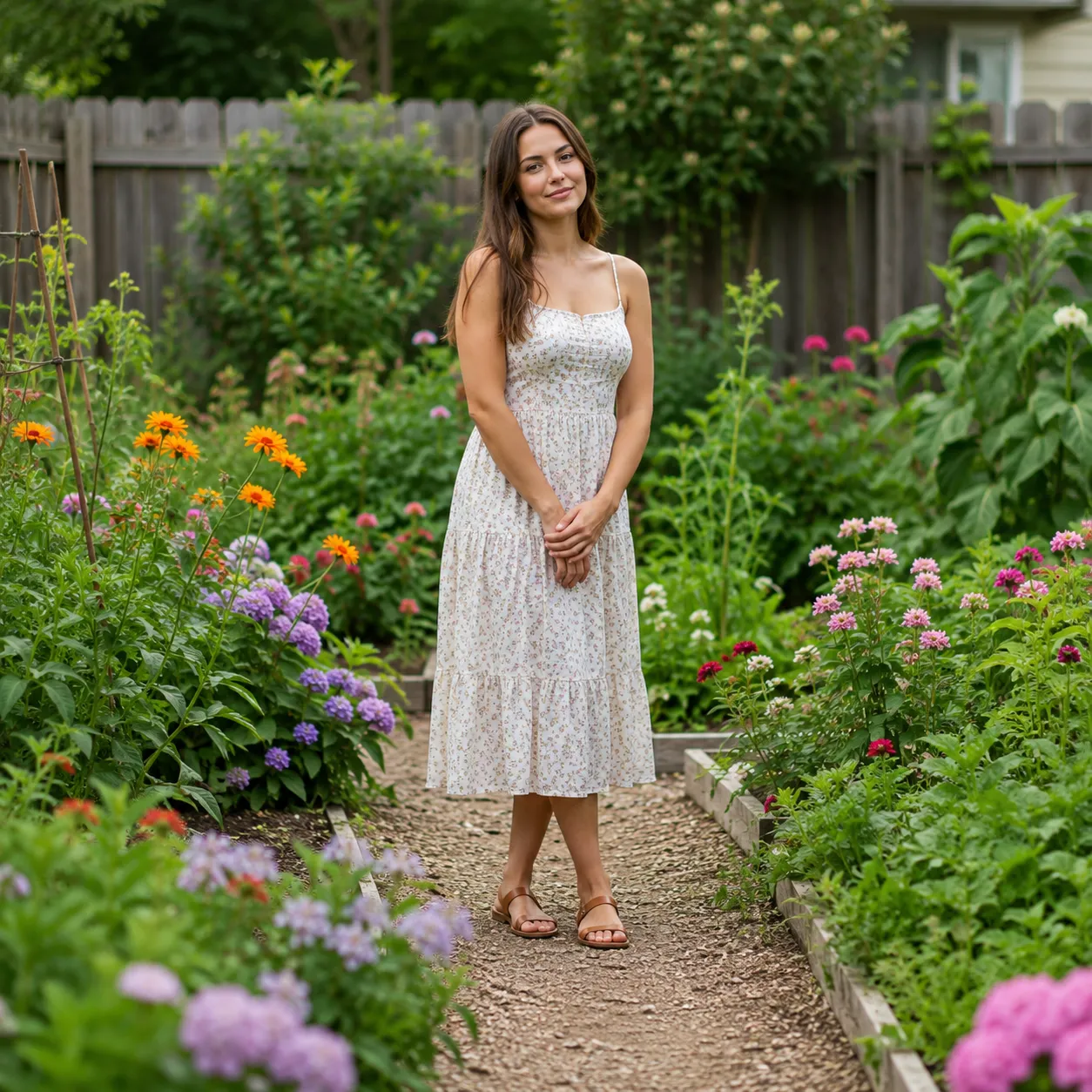 in the garden