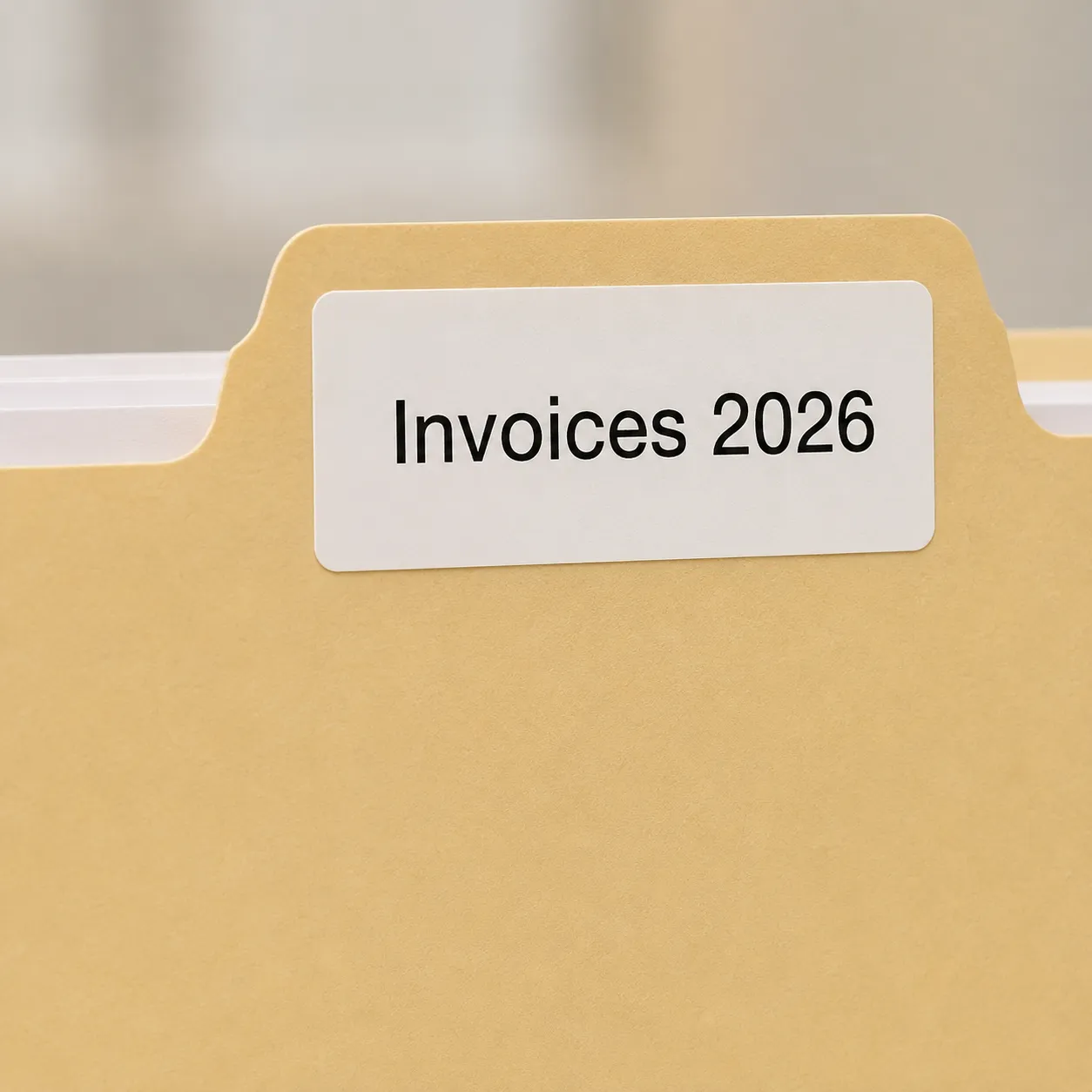 file label