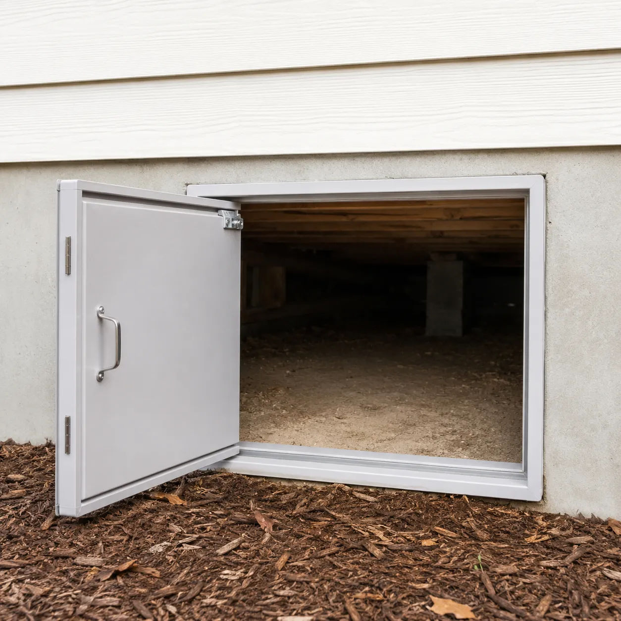 crawl space door