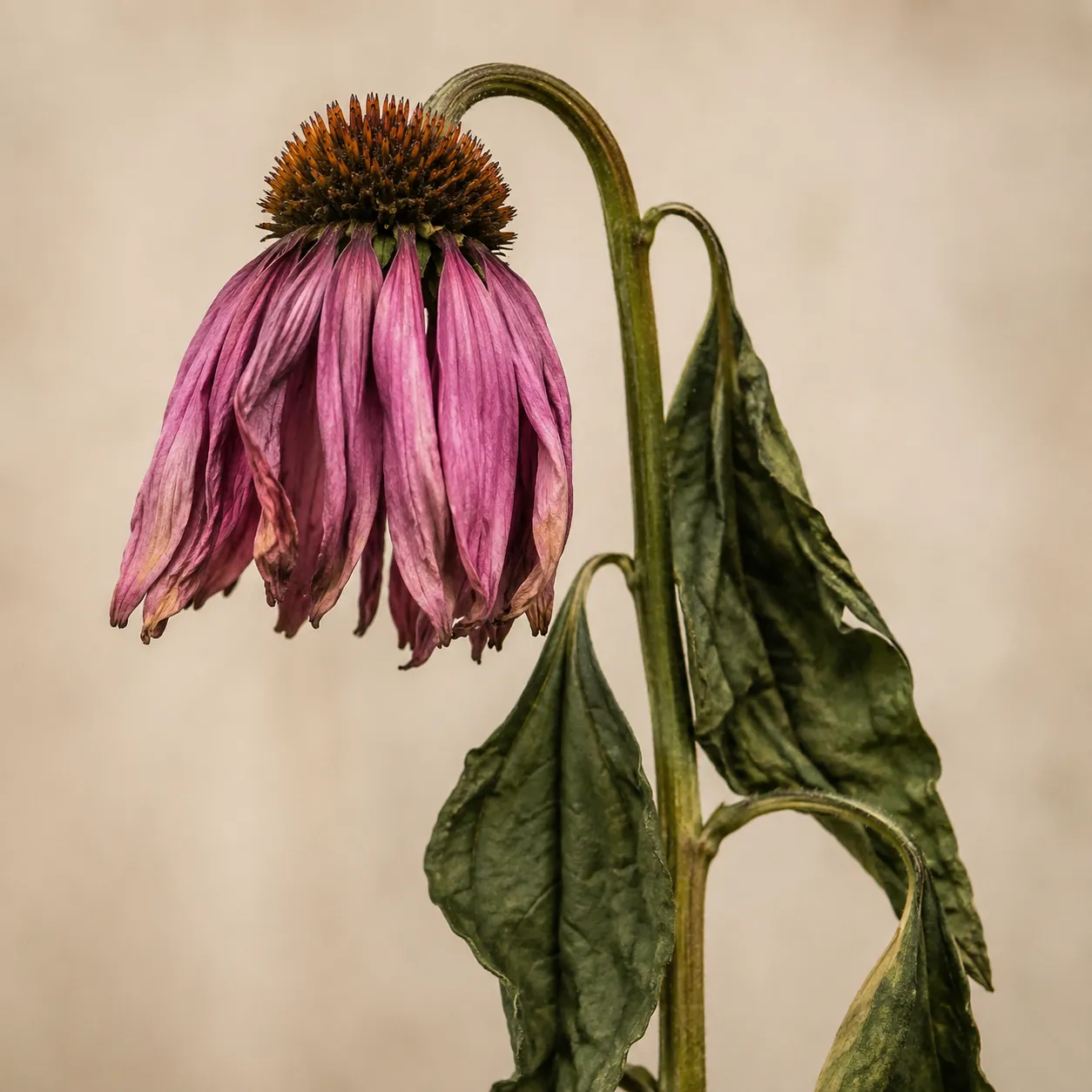 wilted