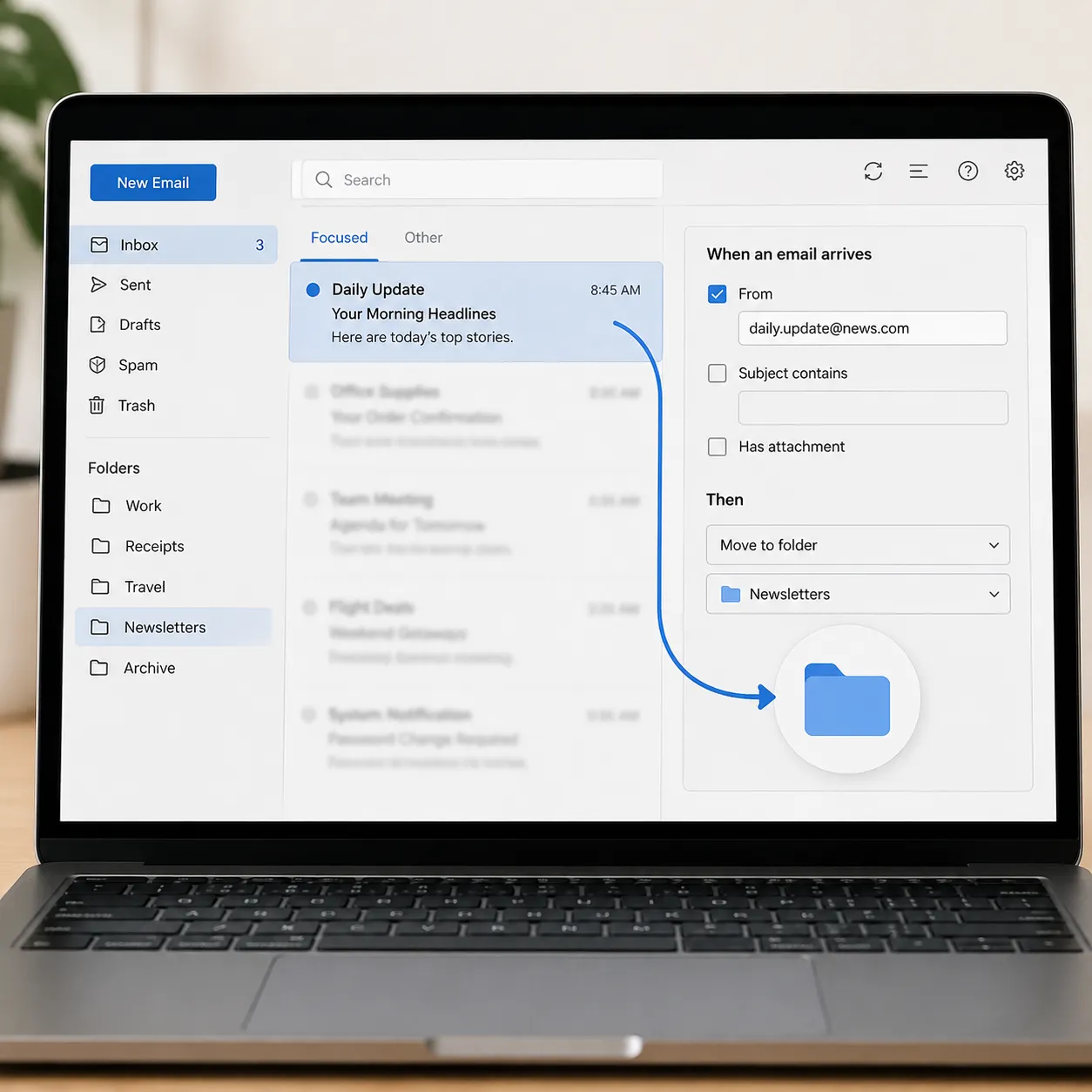 email rule