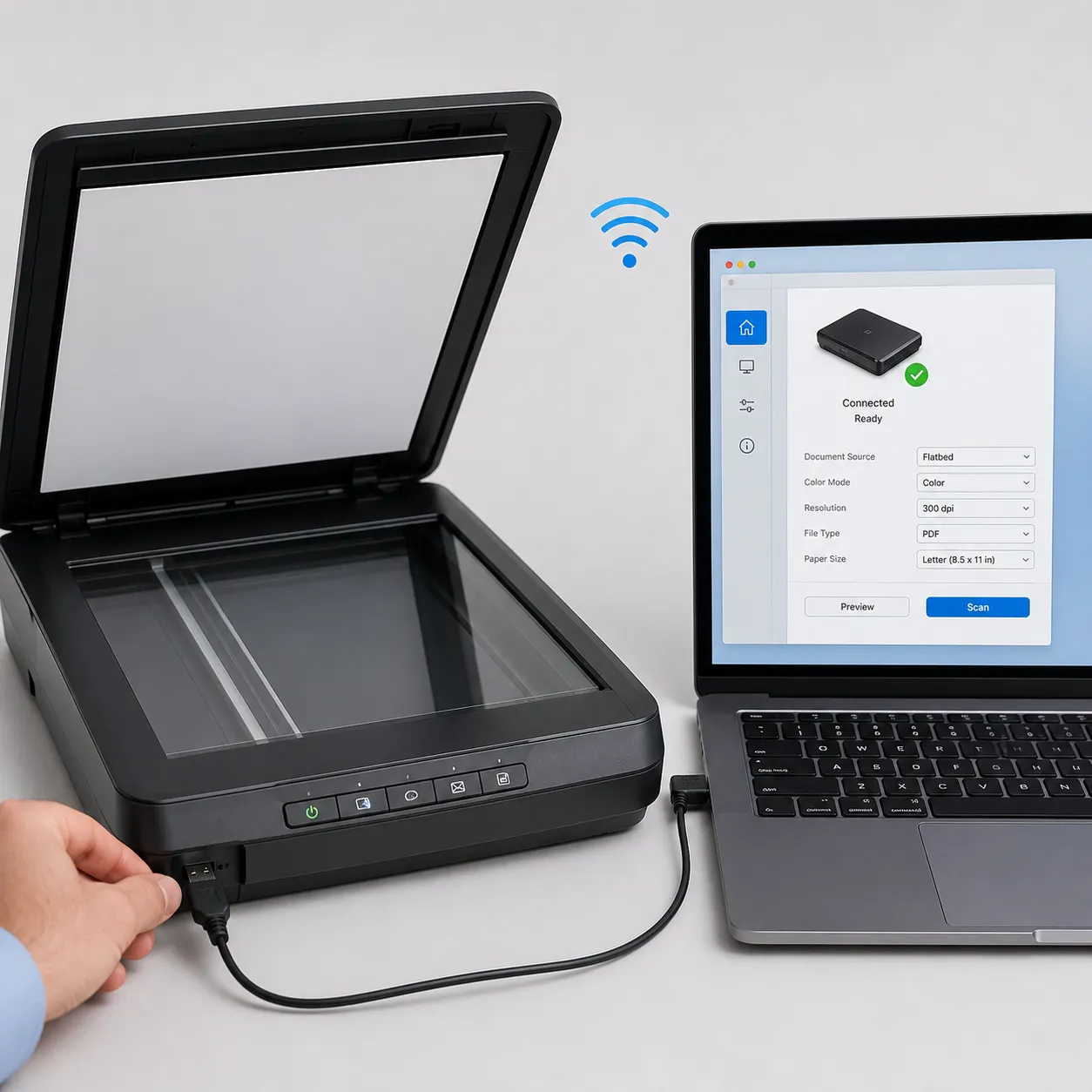 scanner setup