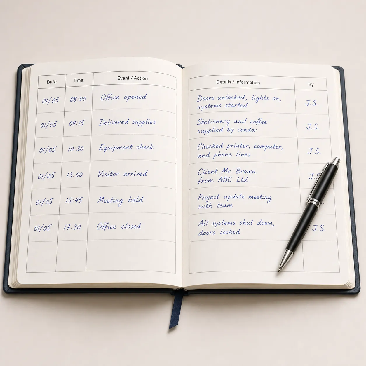 logbook