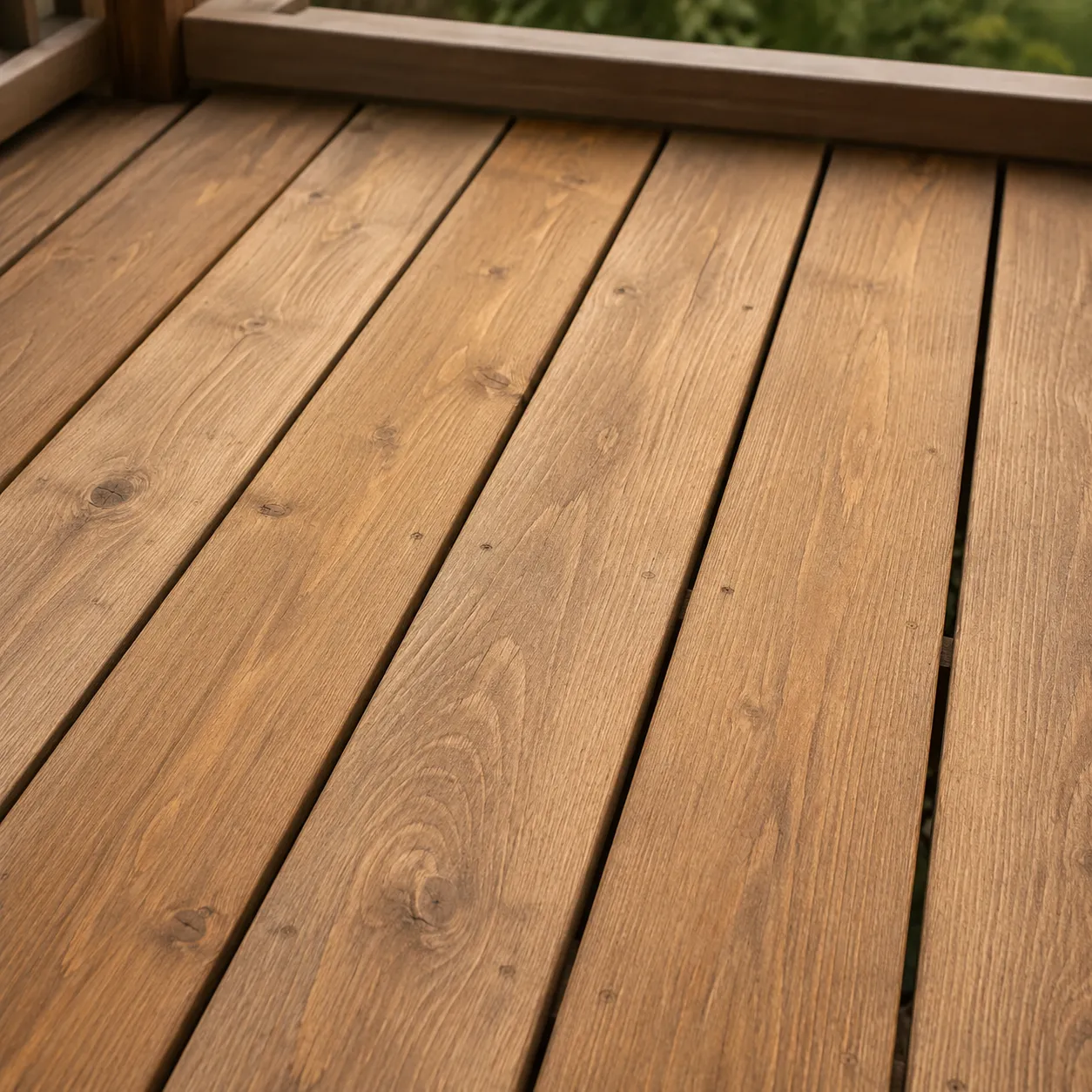 wooden decking