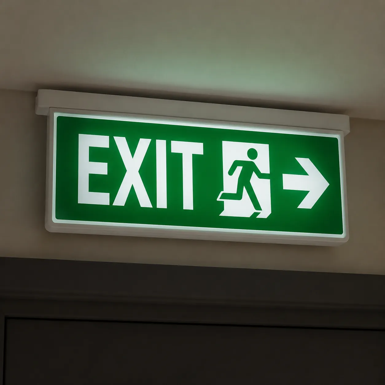 exit sign