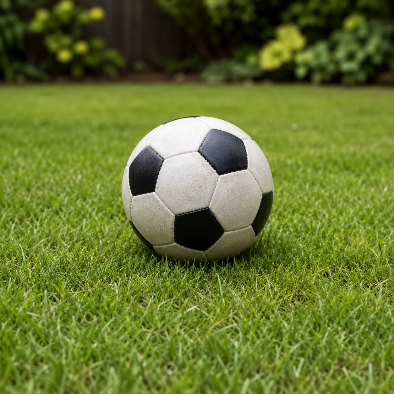 on the lawn