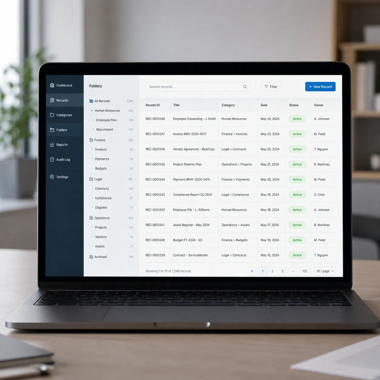 records database