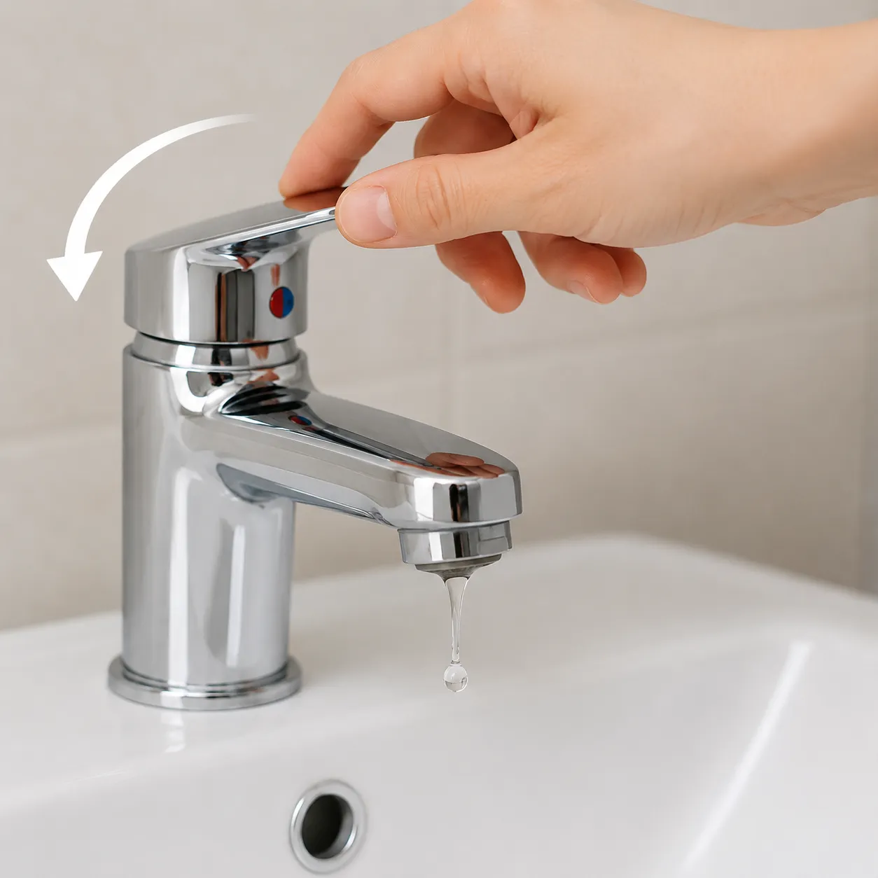 turn the tap off