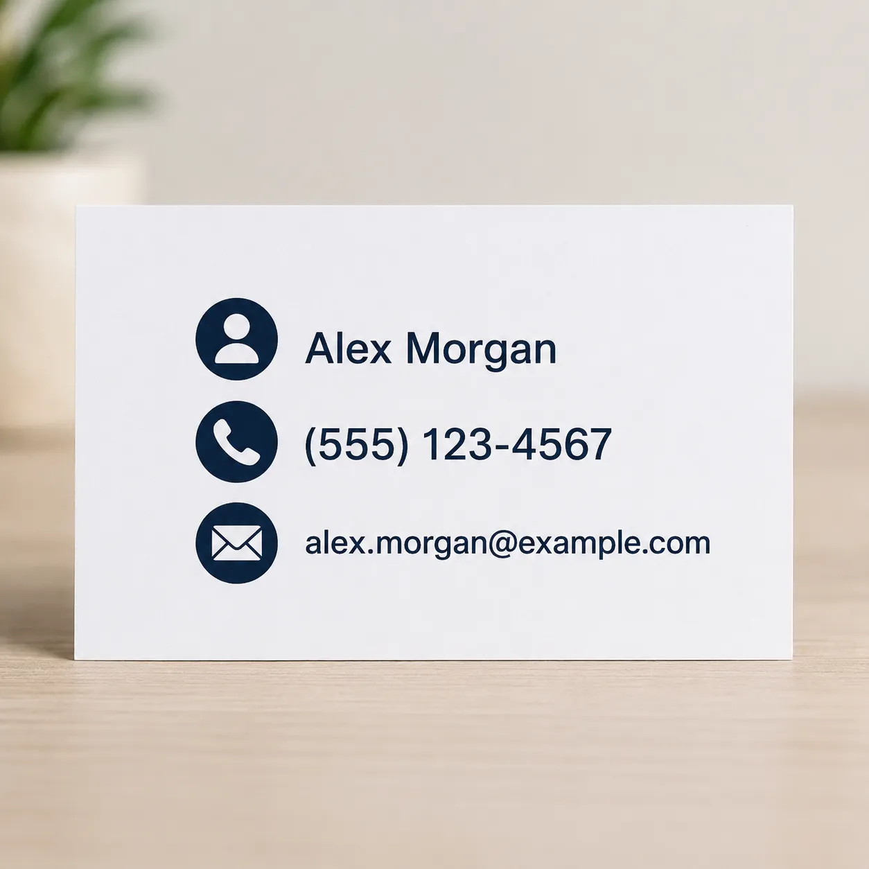 contact details