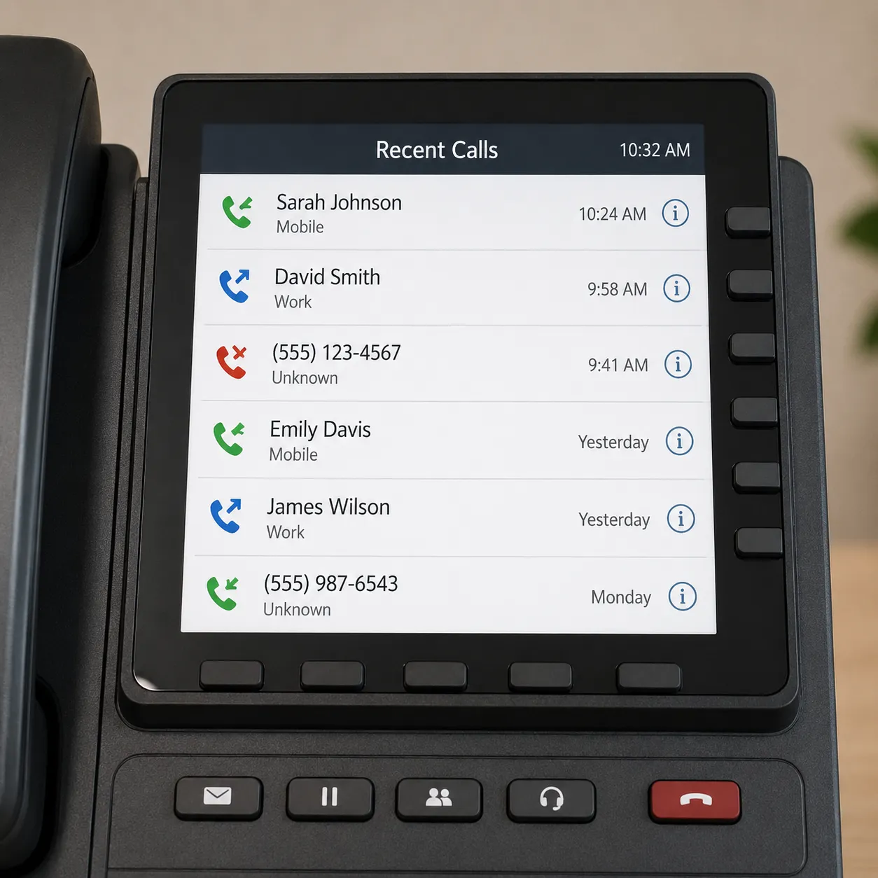 call log
