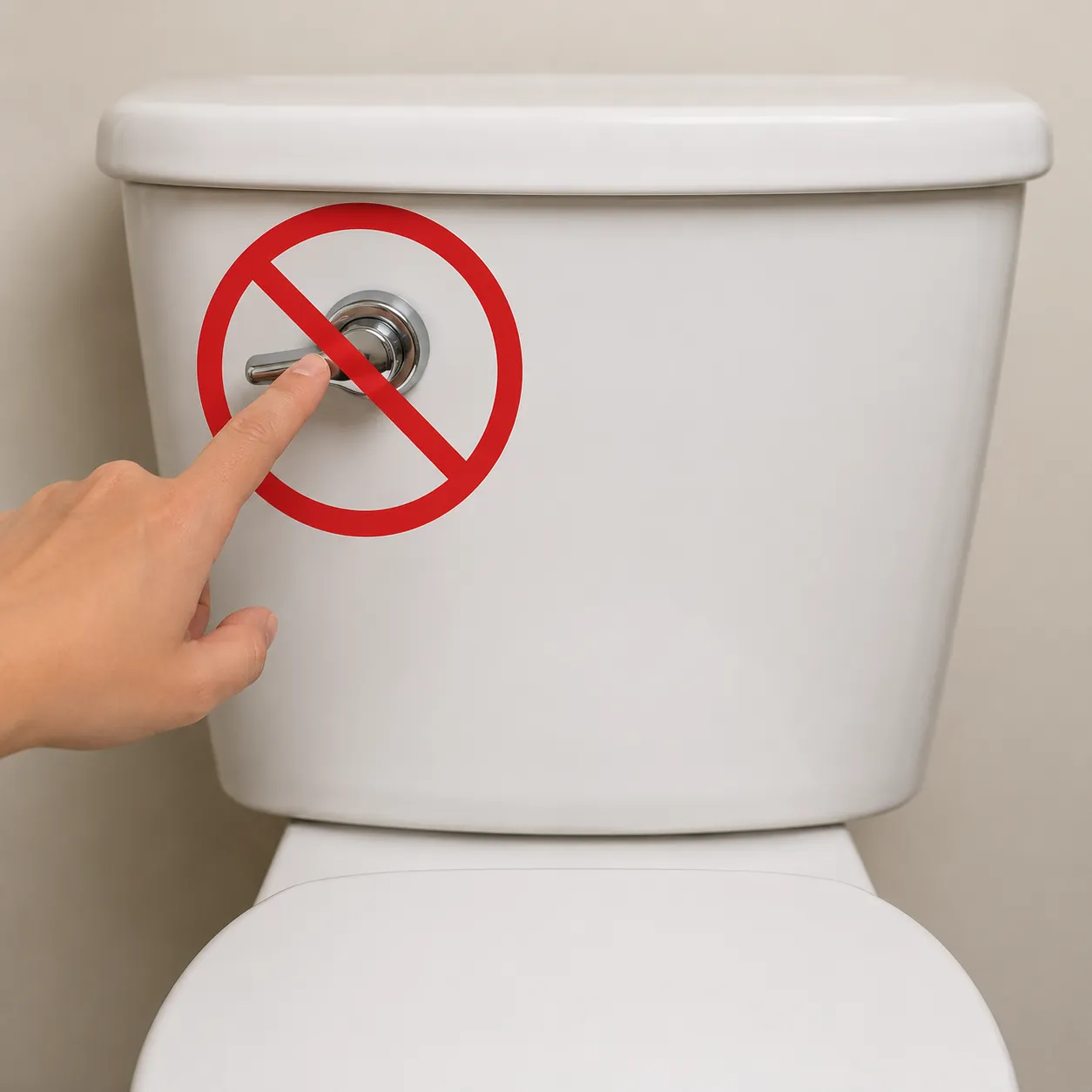 do not flush