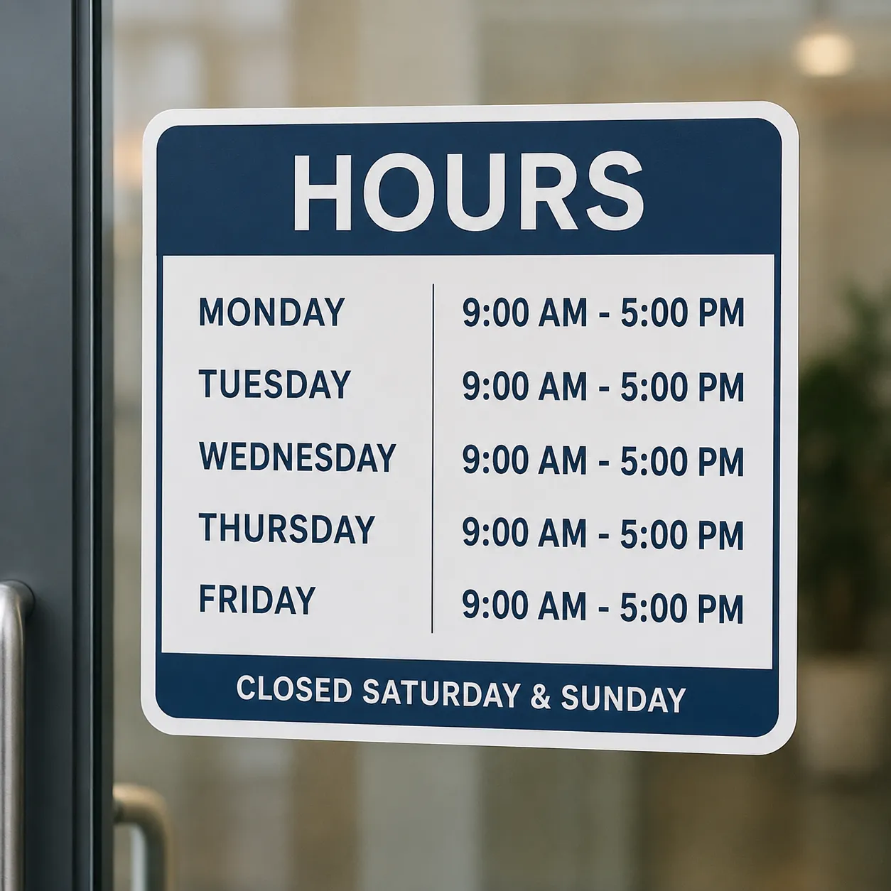 business hours