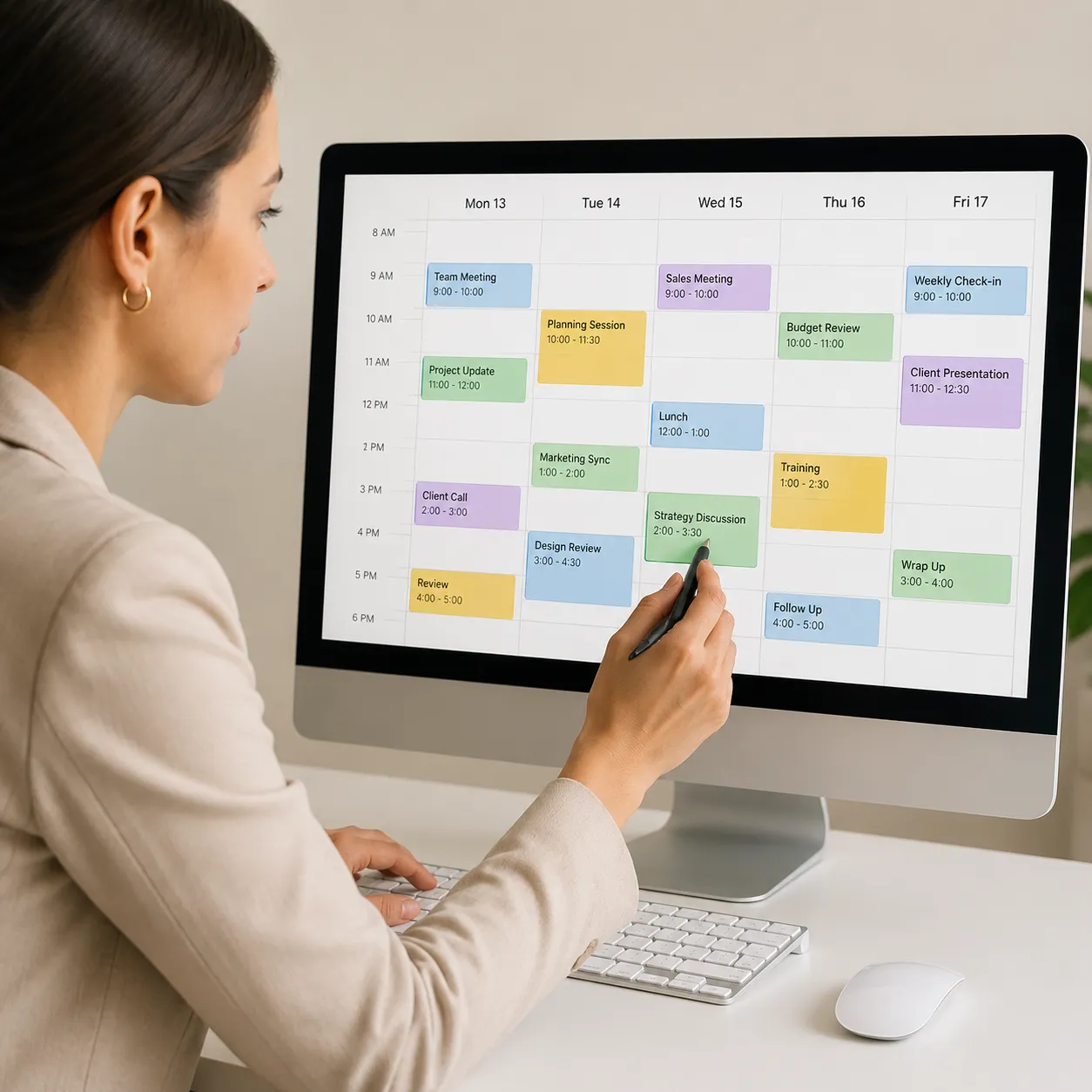 manage a calendar