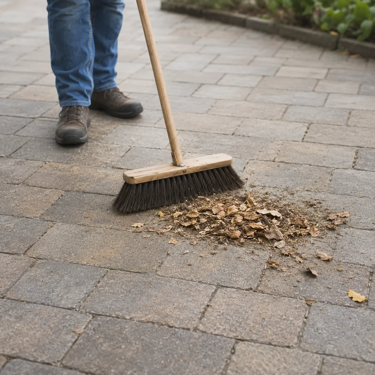 clean the patio