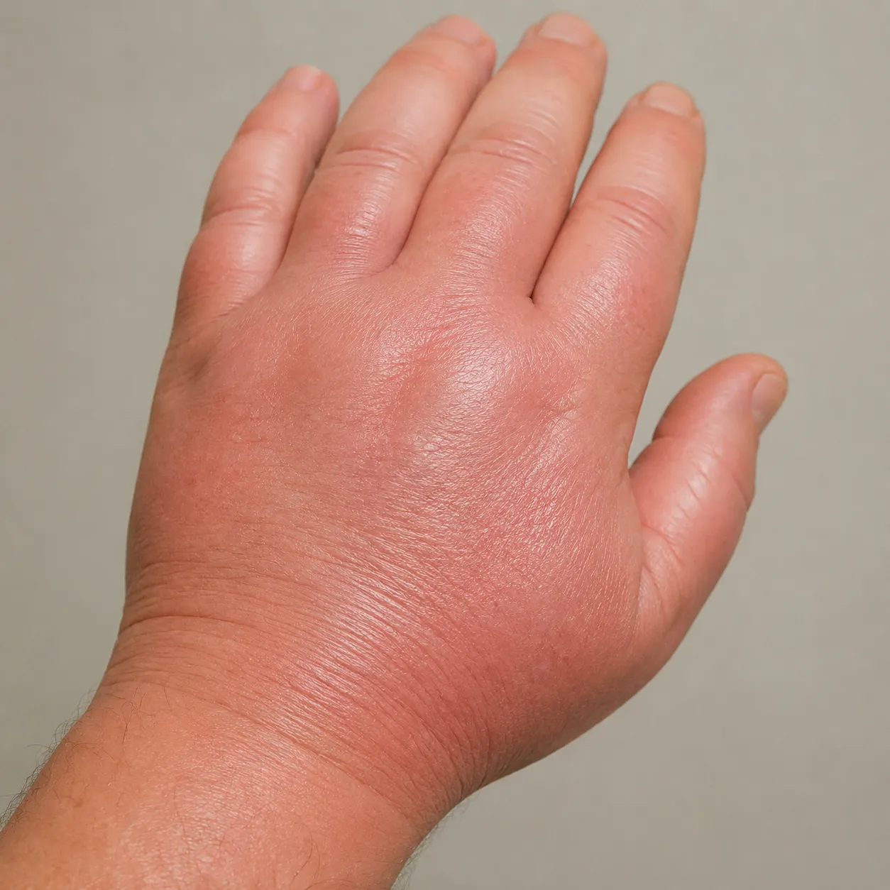 swollen