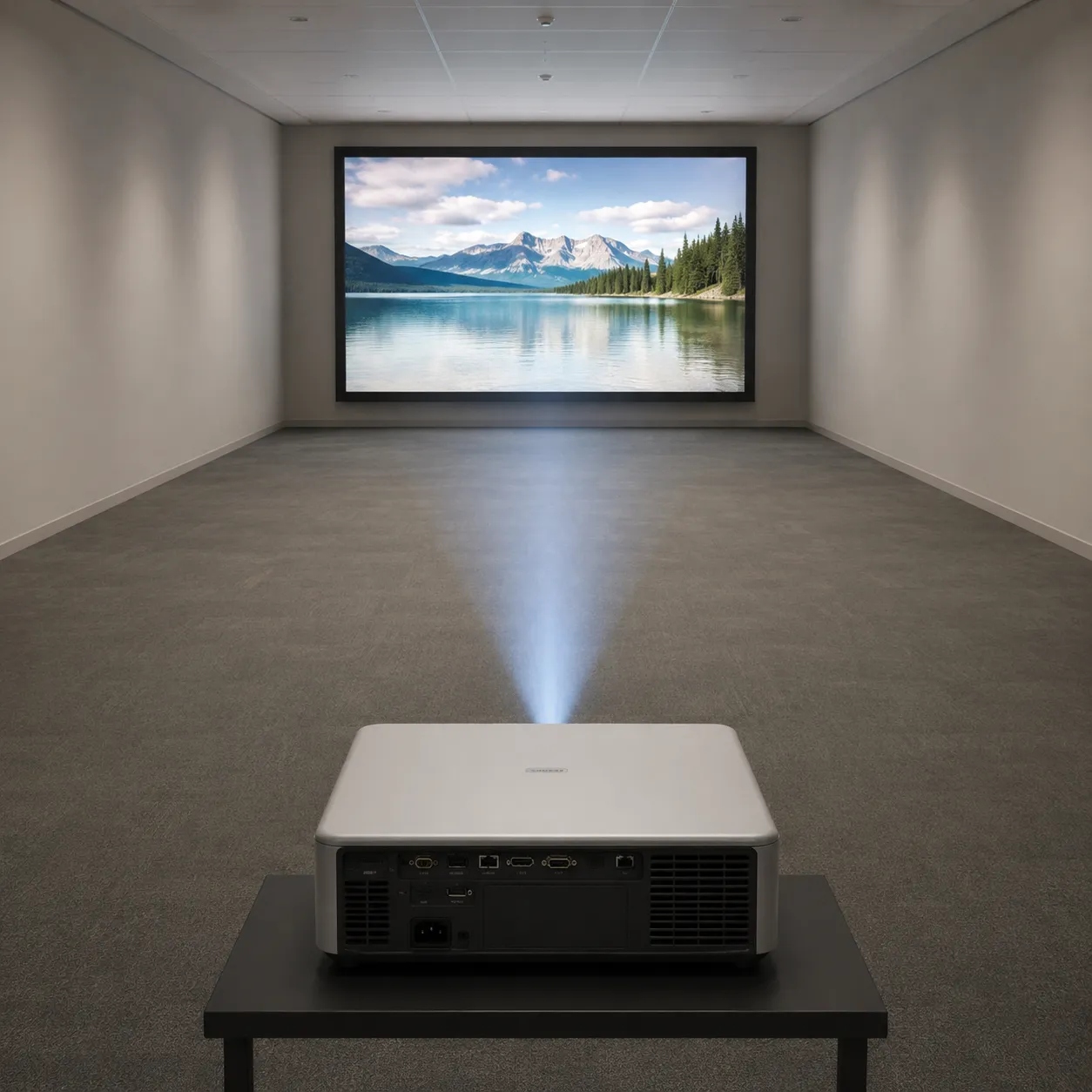 long-throw projector