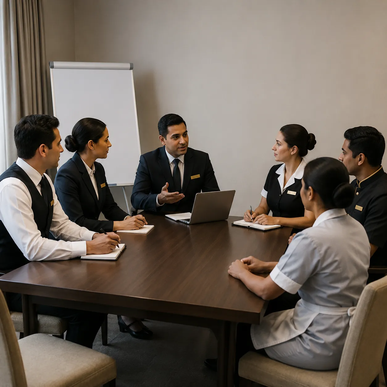 staff meeting