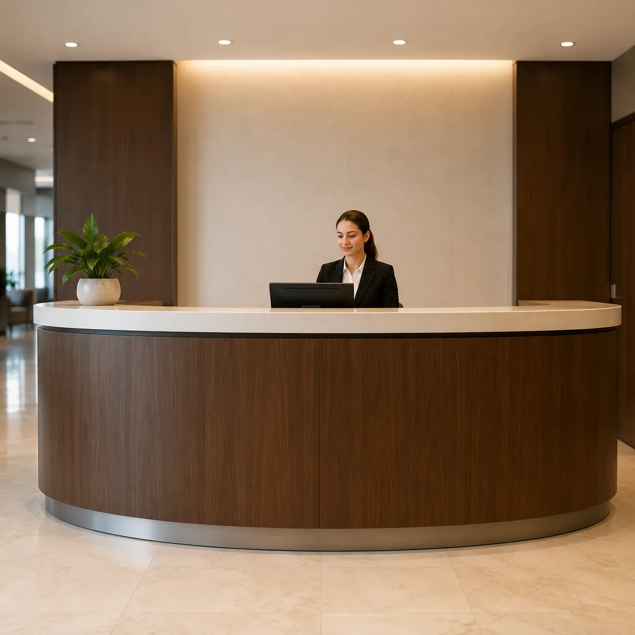 reception desk