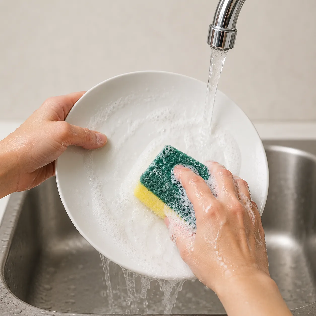 wash the dishes